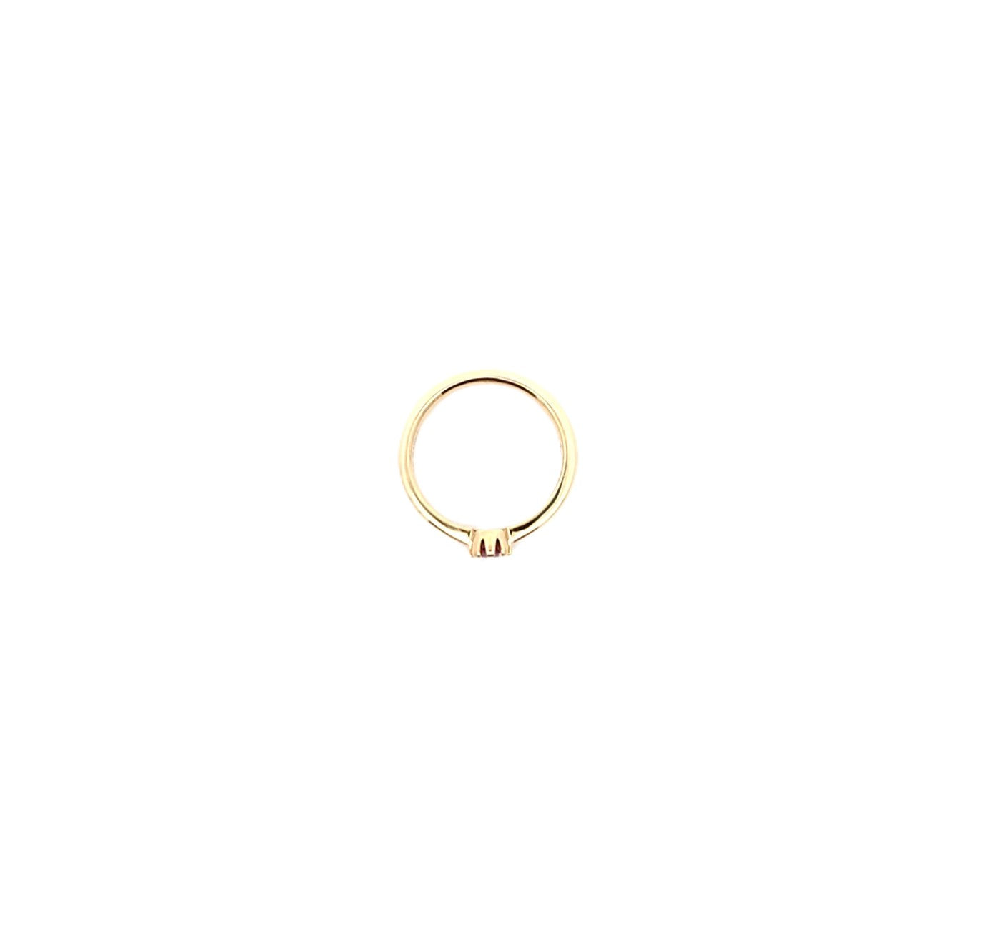 Damen Ring Gelbgold Schmuckstein Rosa 375 / 9kt