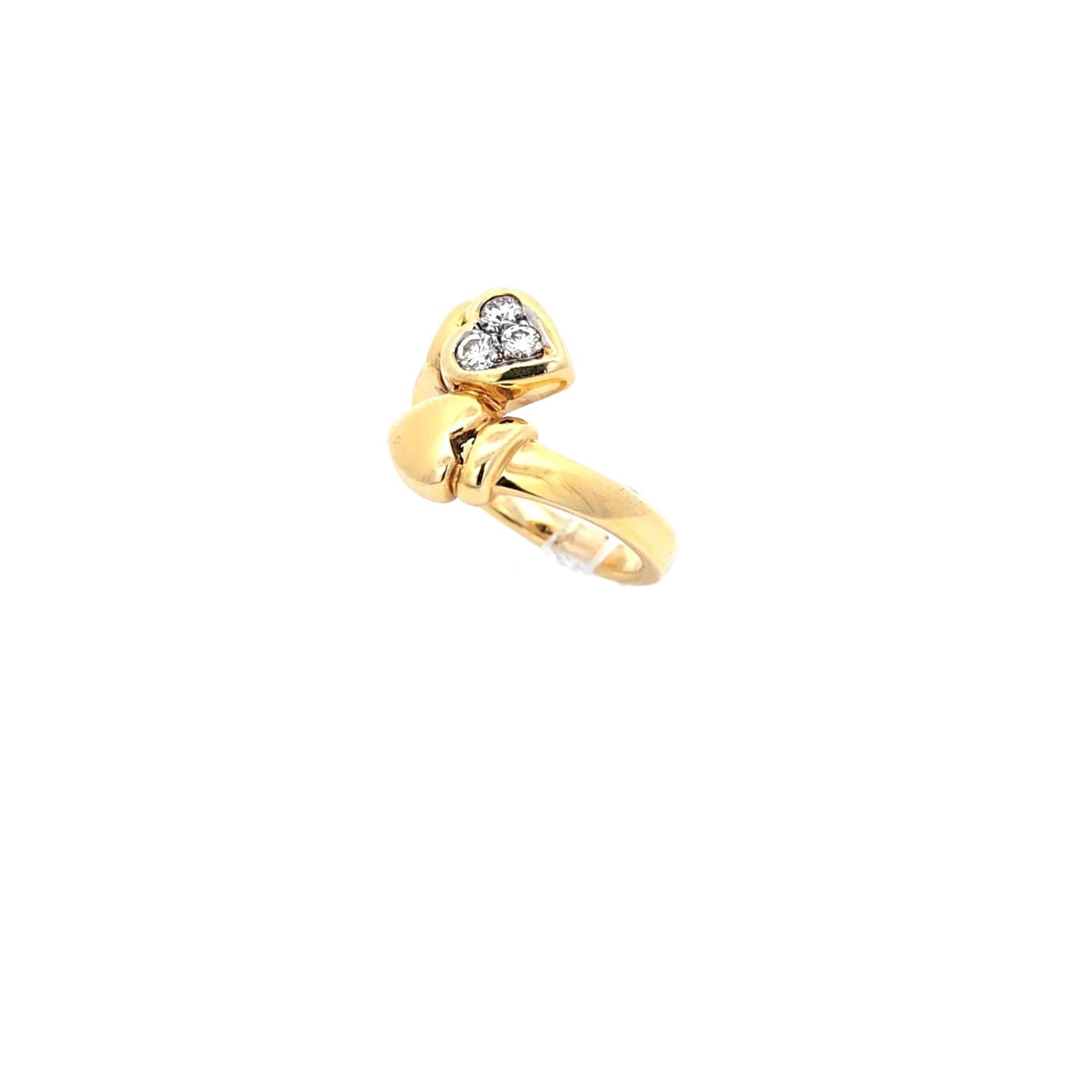 Damen Ring Gelbgold Brillanten 750/18kt Gr.53