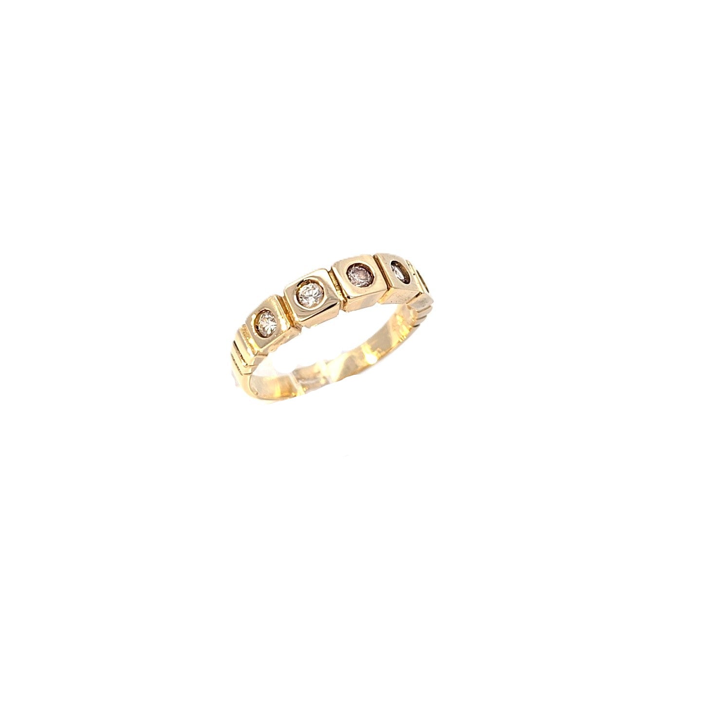 Damen Ring Gelbgold 585/ 14kt Zirkonia 214536