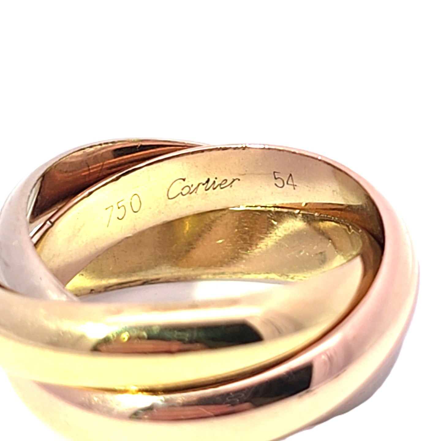 Catier Damen Ring Tricolor Gold 750/ 18 kt *54*