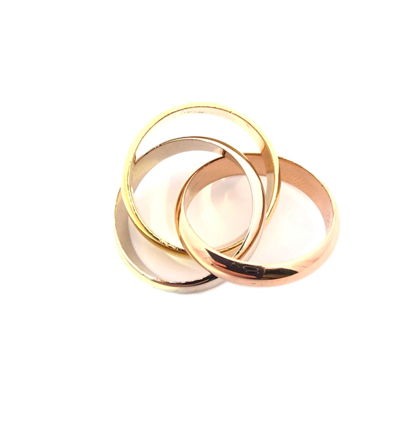 Catier Damen Ring Tricolor Gold 750/ 18 kt *54*