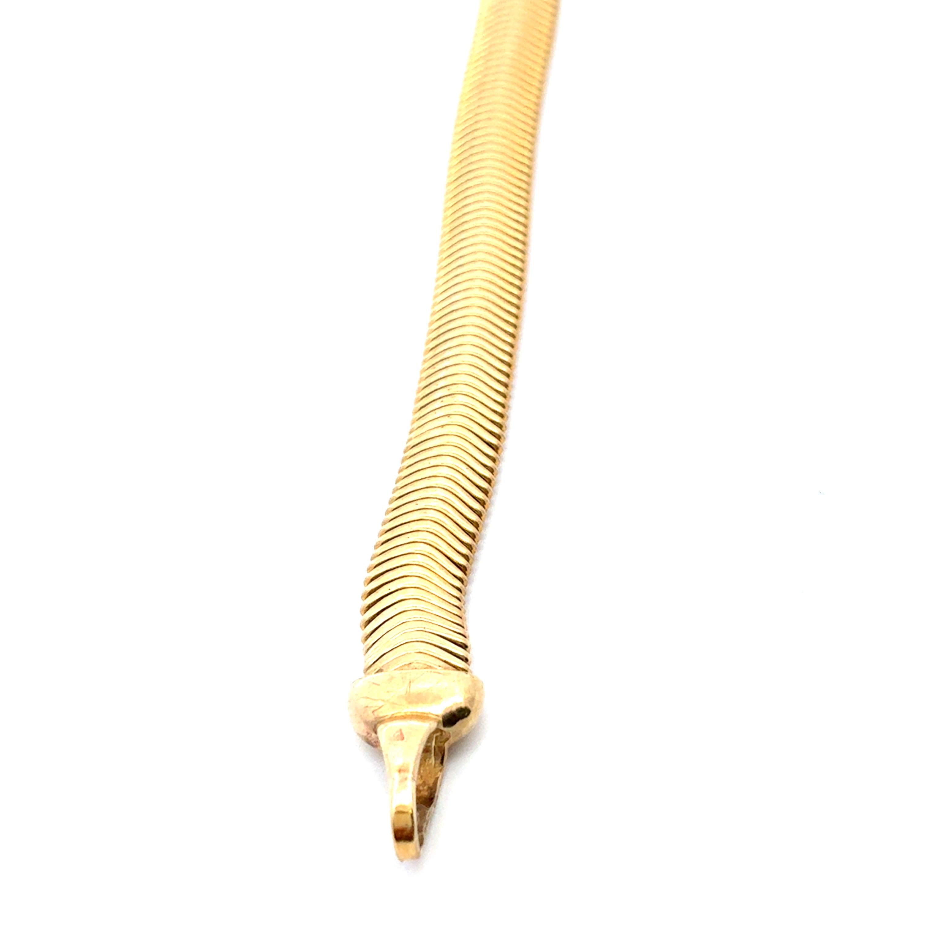 Schlangenketten Armband Gelb Gold 333 8 Kt 19,5 cm 210323