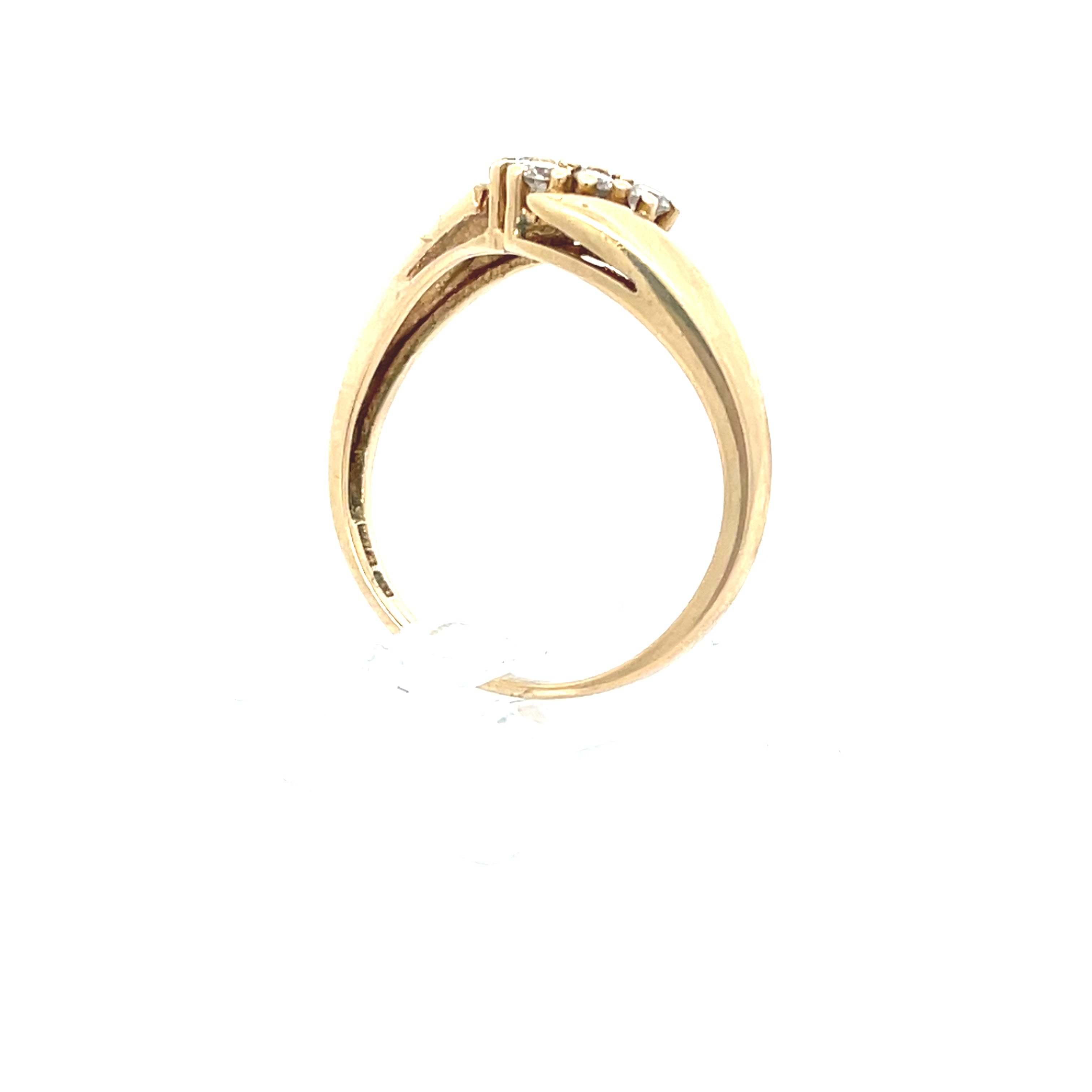 Brillanten Ring Gelb Gold 585 14 Karat Diamanten