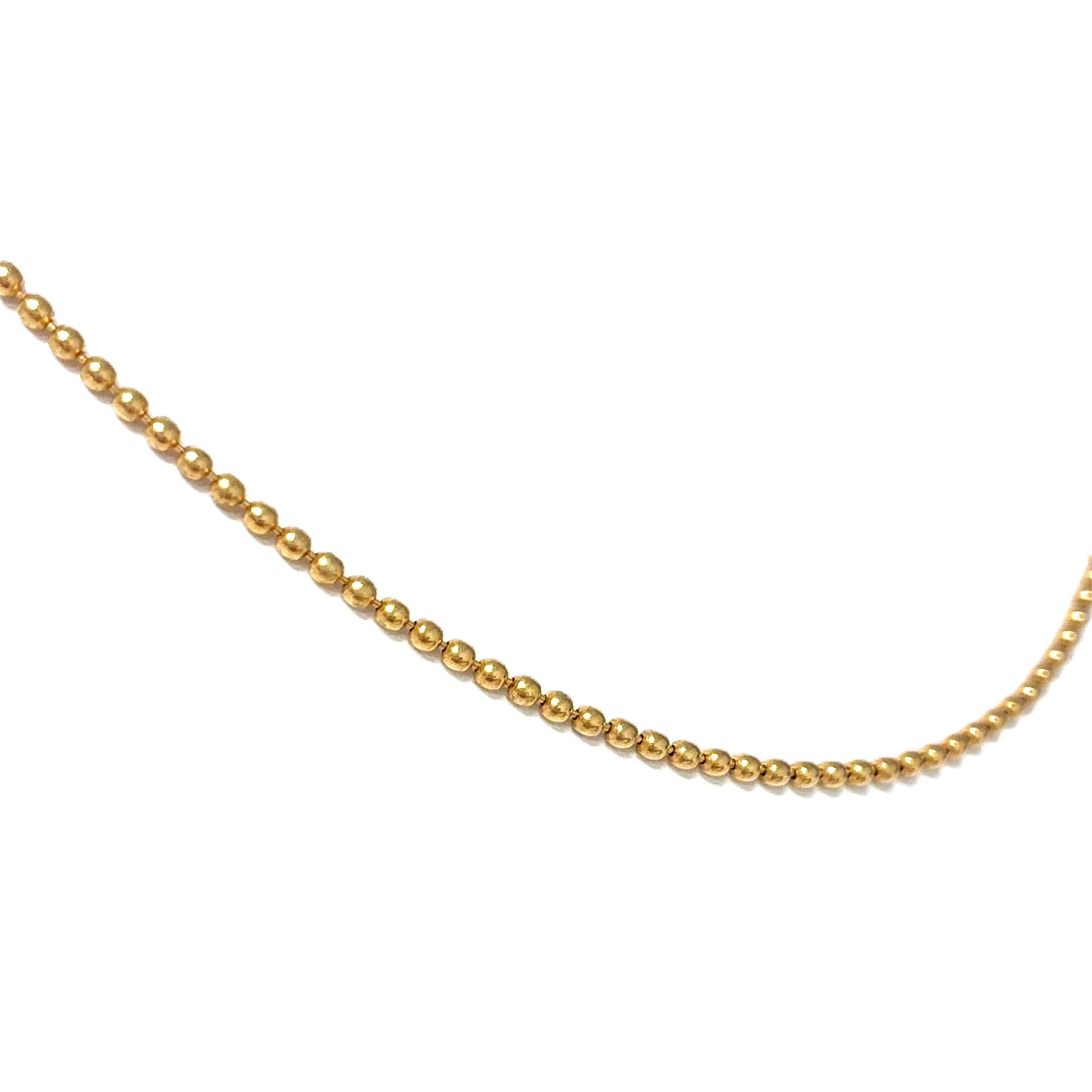 Damen Kugel Kette Gelbgold 585 / 14 kt Schmuck Geschenk