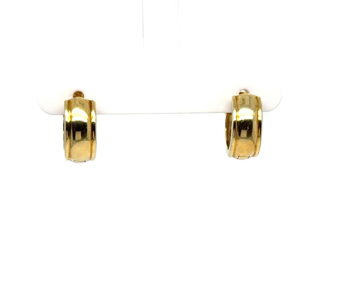 Ohrringe Gelb Gold Creolen 585 14kt Brillant