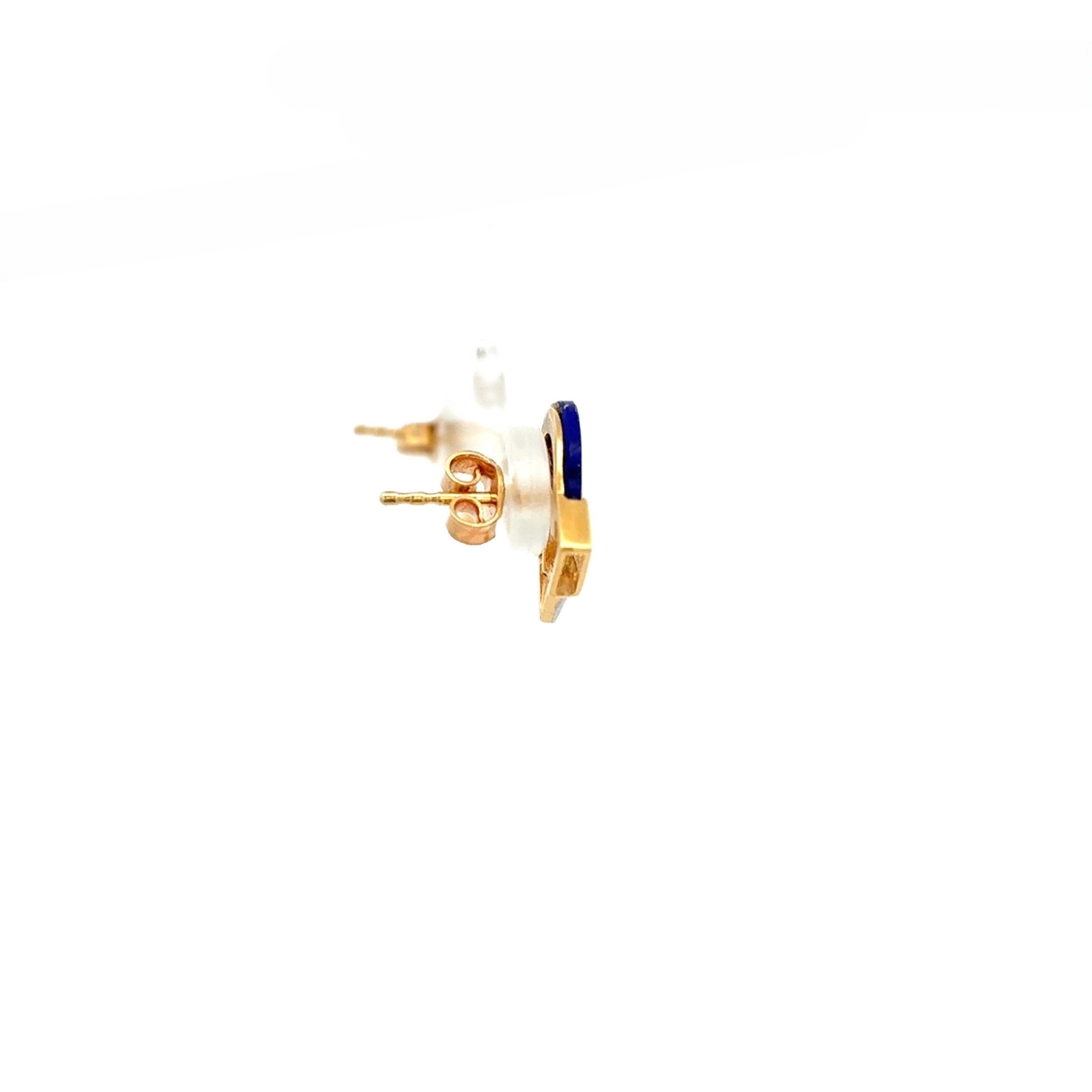 Ohrringe Gelb Gold 585 /14 Diamant ca. 0.01ct