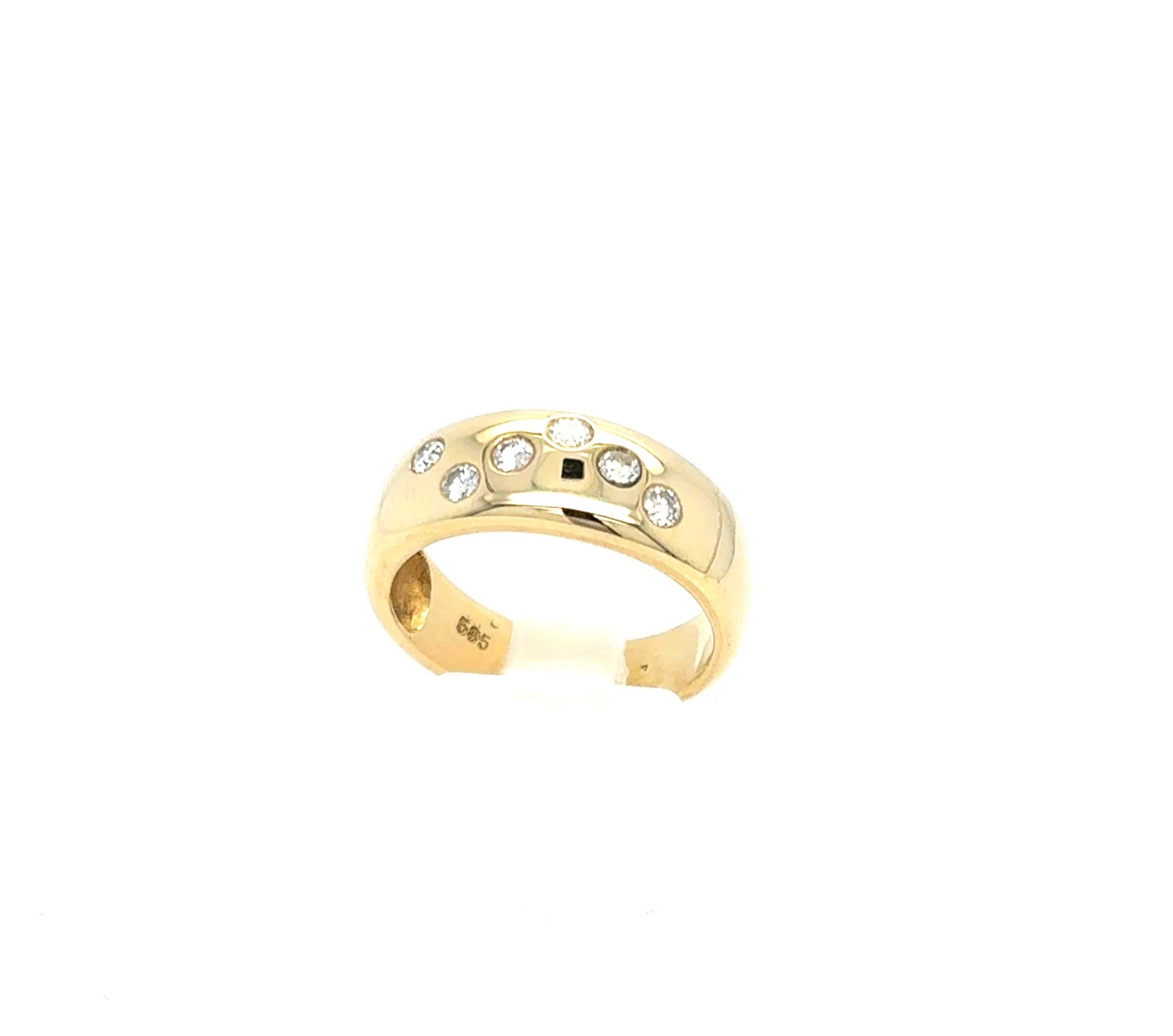 Ring Gold 585 14 kt Brillanten Damen