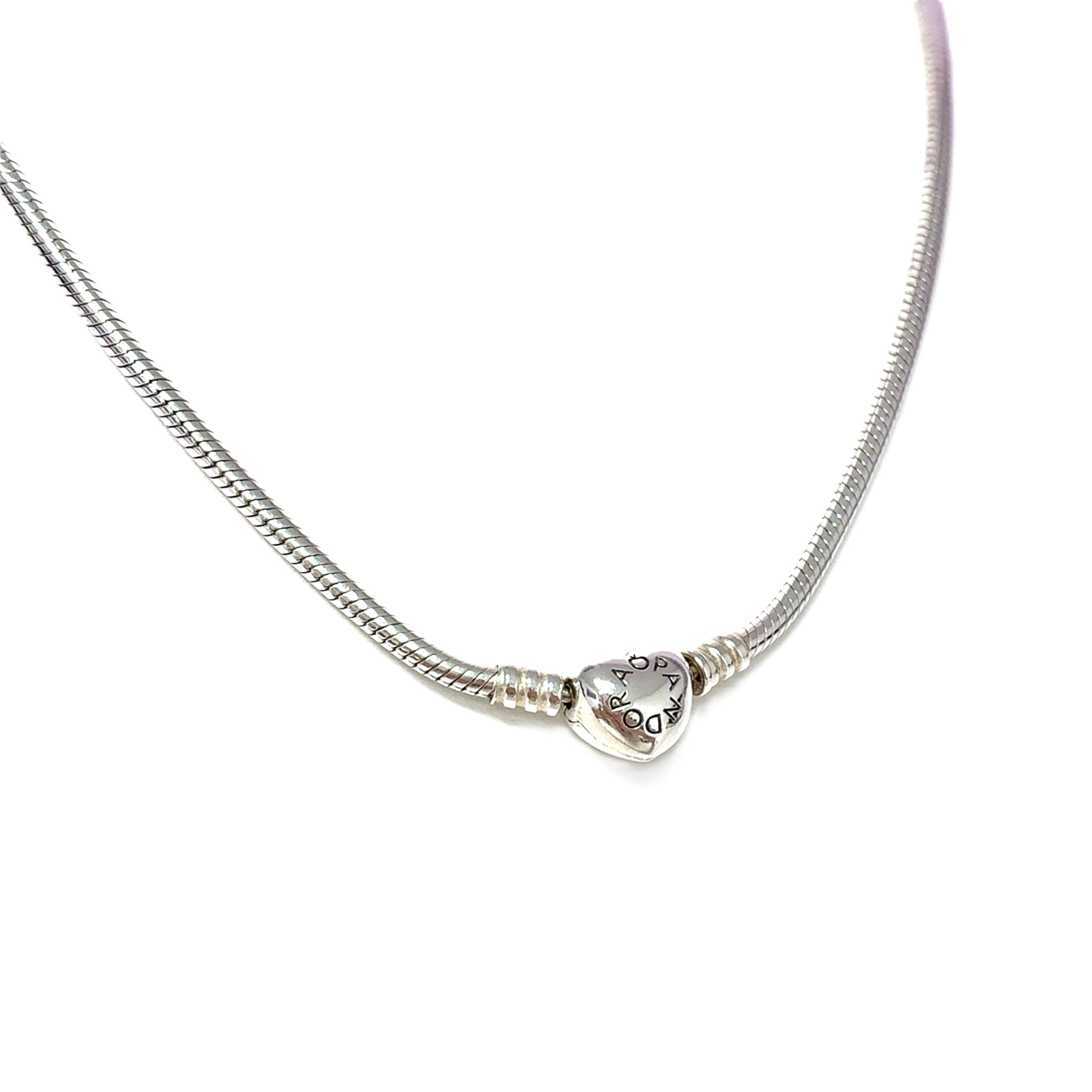 Pandora Damen Kette Herz Silber 925 Geschenk Schmuck