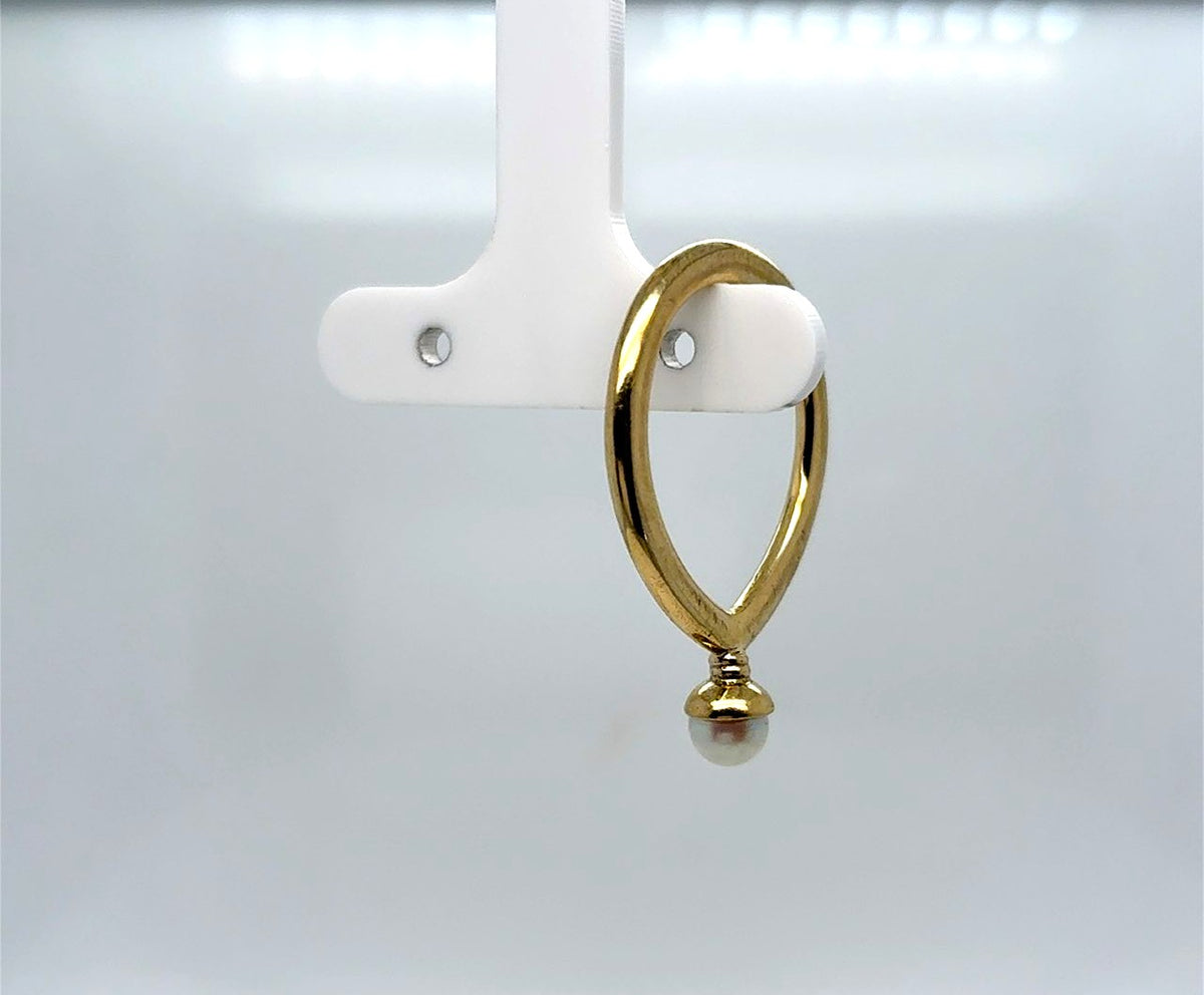 Anhänger Gelb Gold 585 14kt mit Perle (ohne Kette)