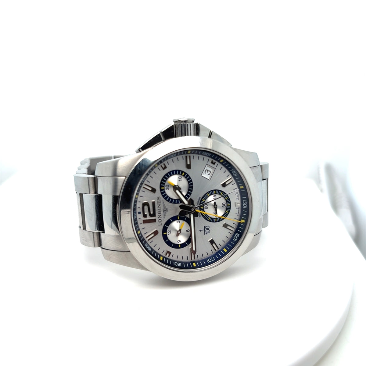 LONGINES Conquest St. Moritz Uhr Unisex Full Set Edelstahl Quarz