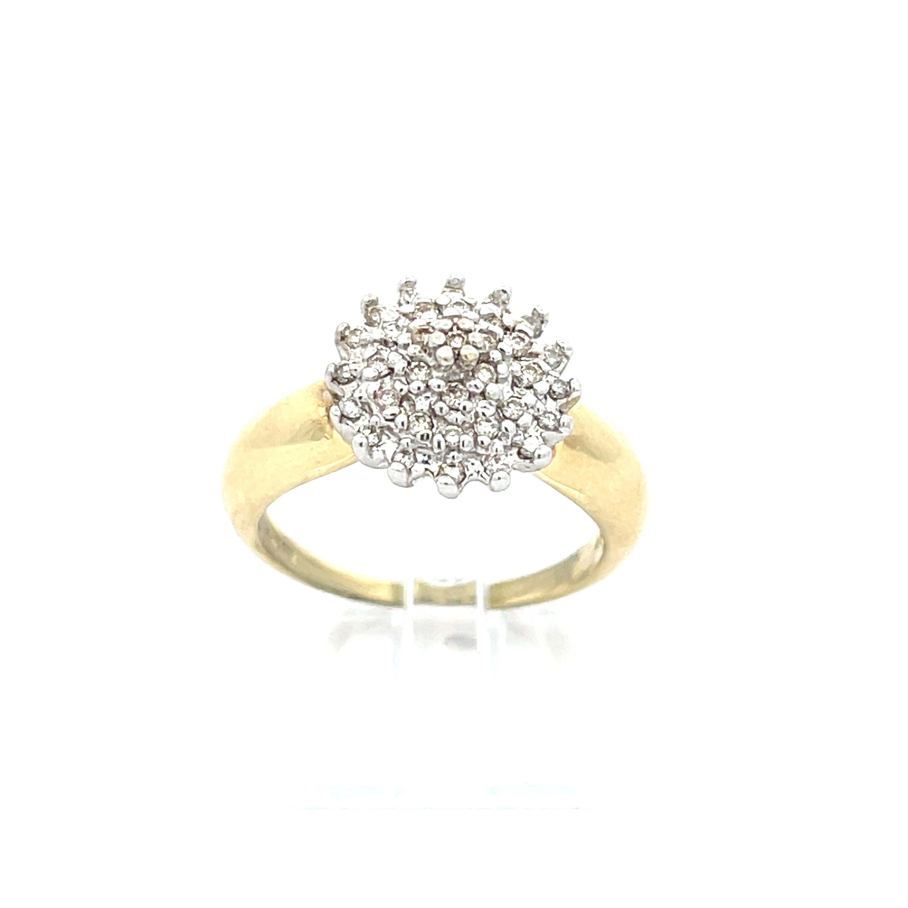 Brillanten Ring Gelb Gold 585 14 Karat