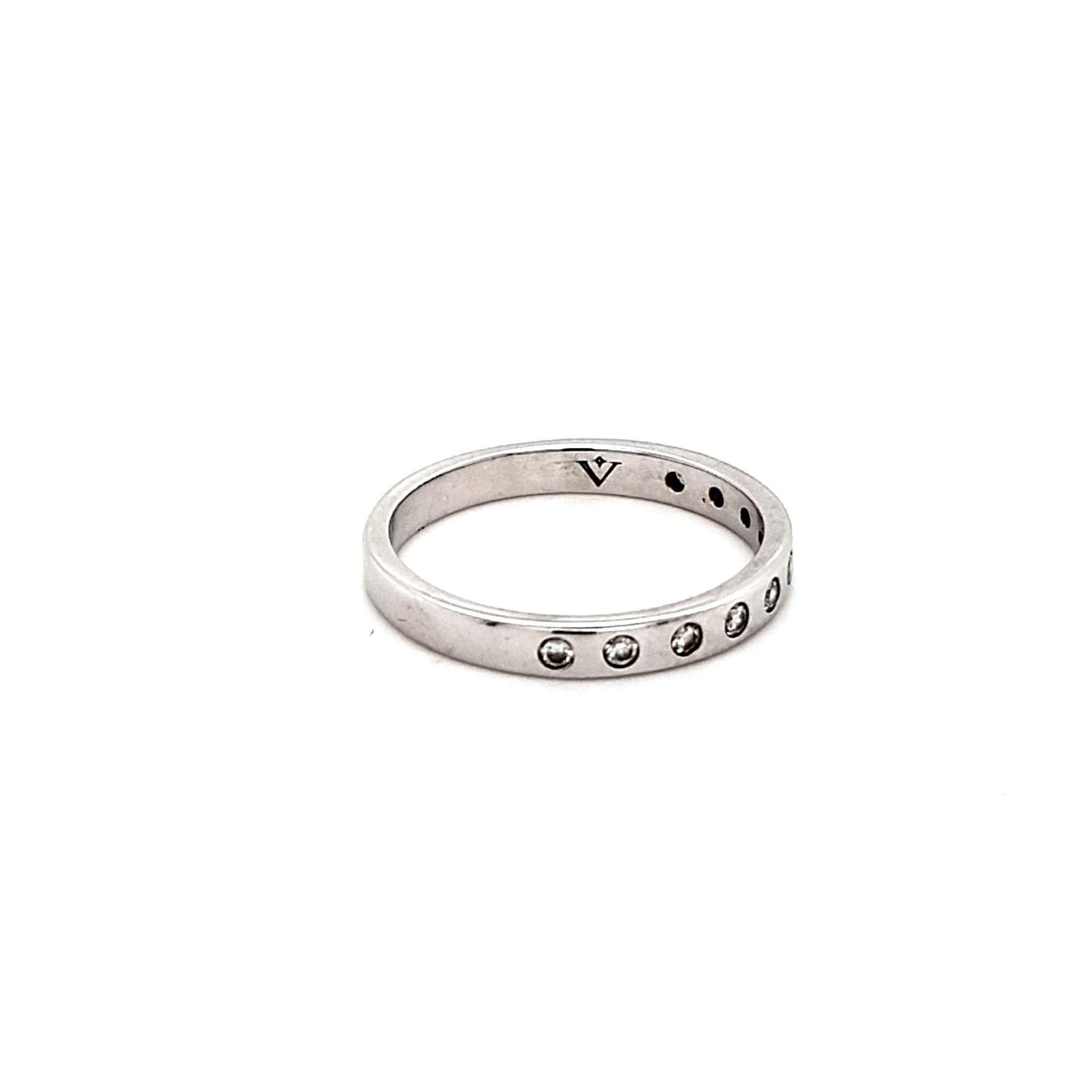 Vandenberg Ring Weiß Gold 585 14 kt Brillanten Zertifikat