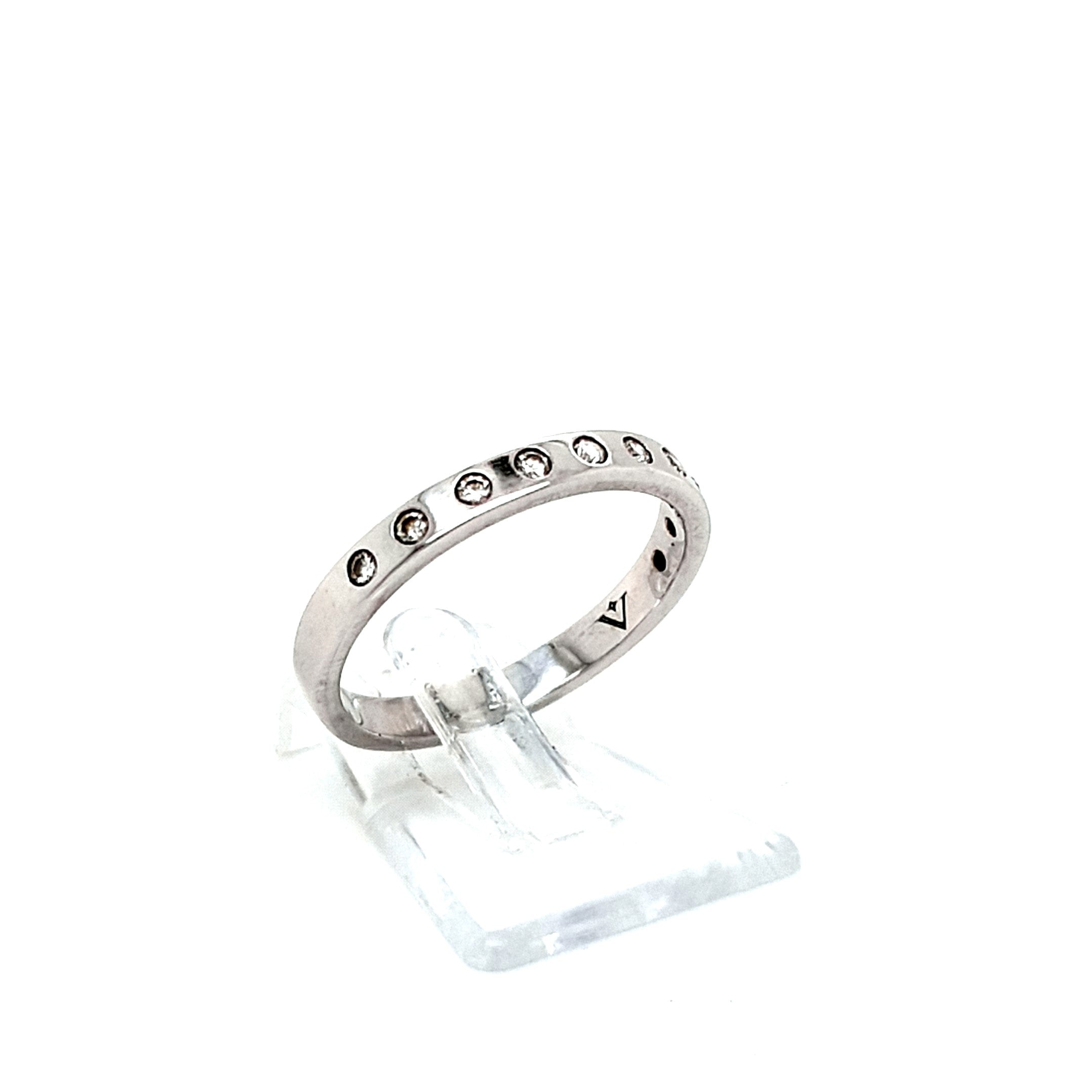 Vandenberg Ring Weiß Gold 585 14 kt Brillanten Zertifikat
