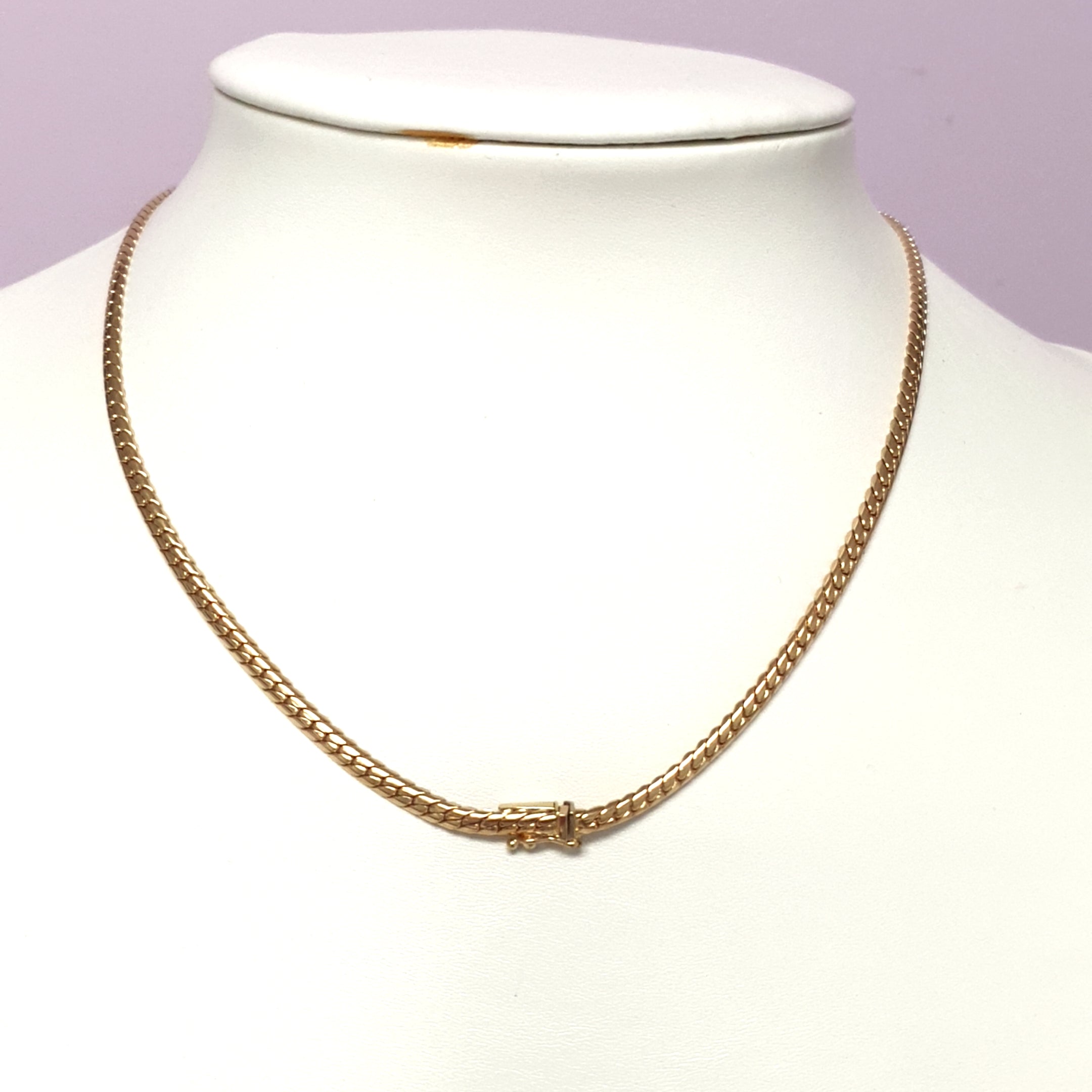 Collier Kette Gold 585 14 kt Brillant Damen Schmuck