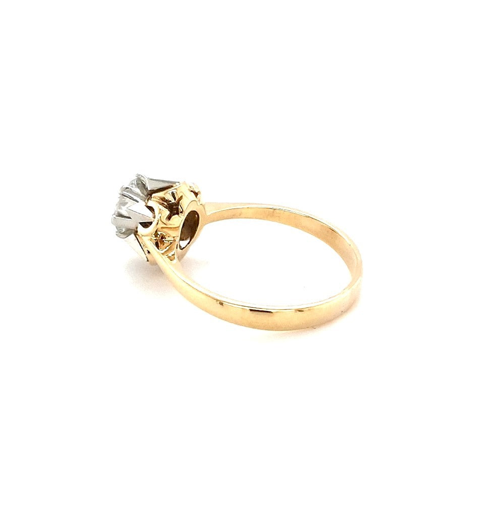 Ring Gold 585 14 kt 1 Brillant 0,75 ct Damen Geschenk