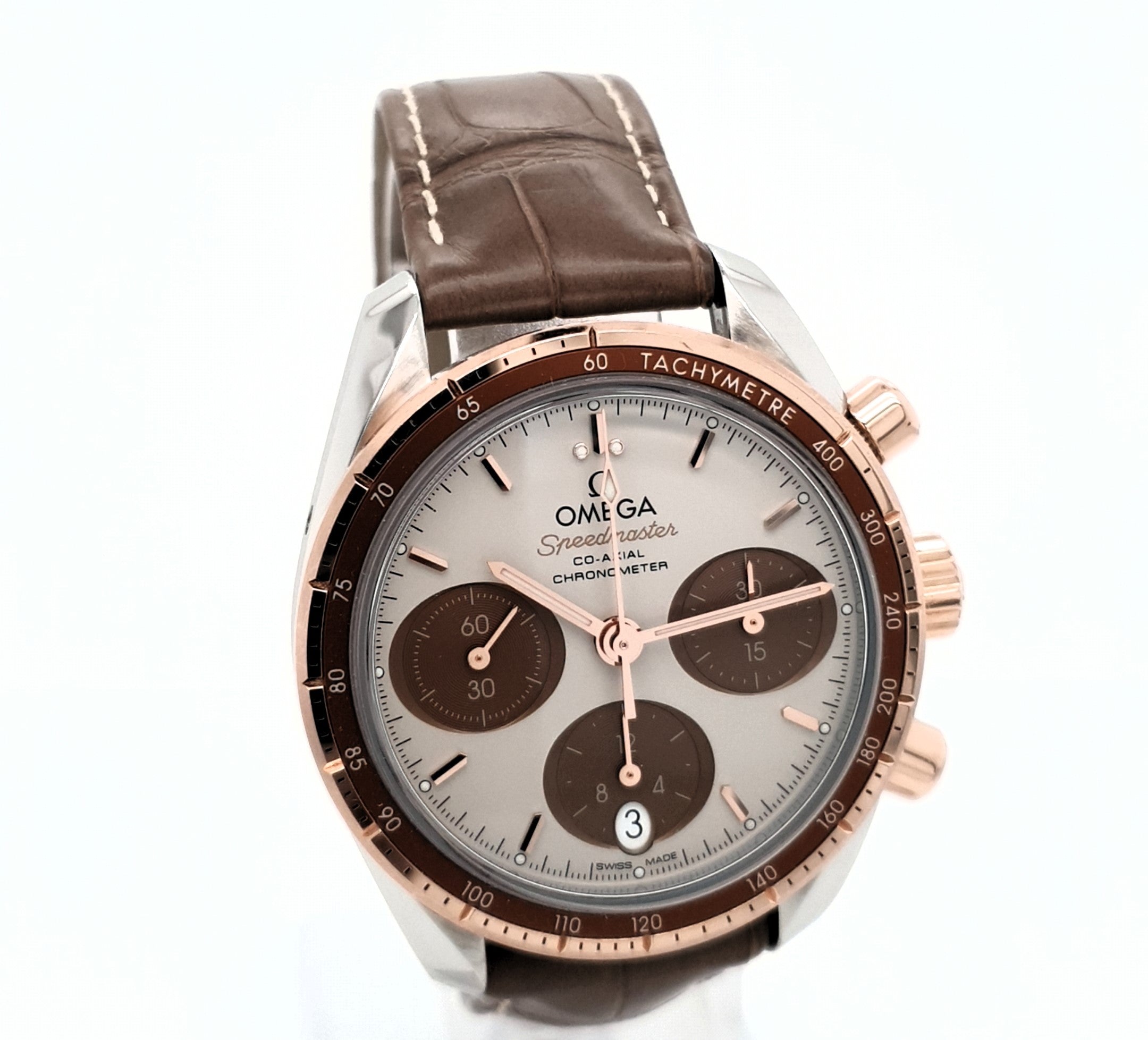 Omega Speedmaster Stahl/ Rosegold 750 Unisex 38 mm