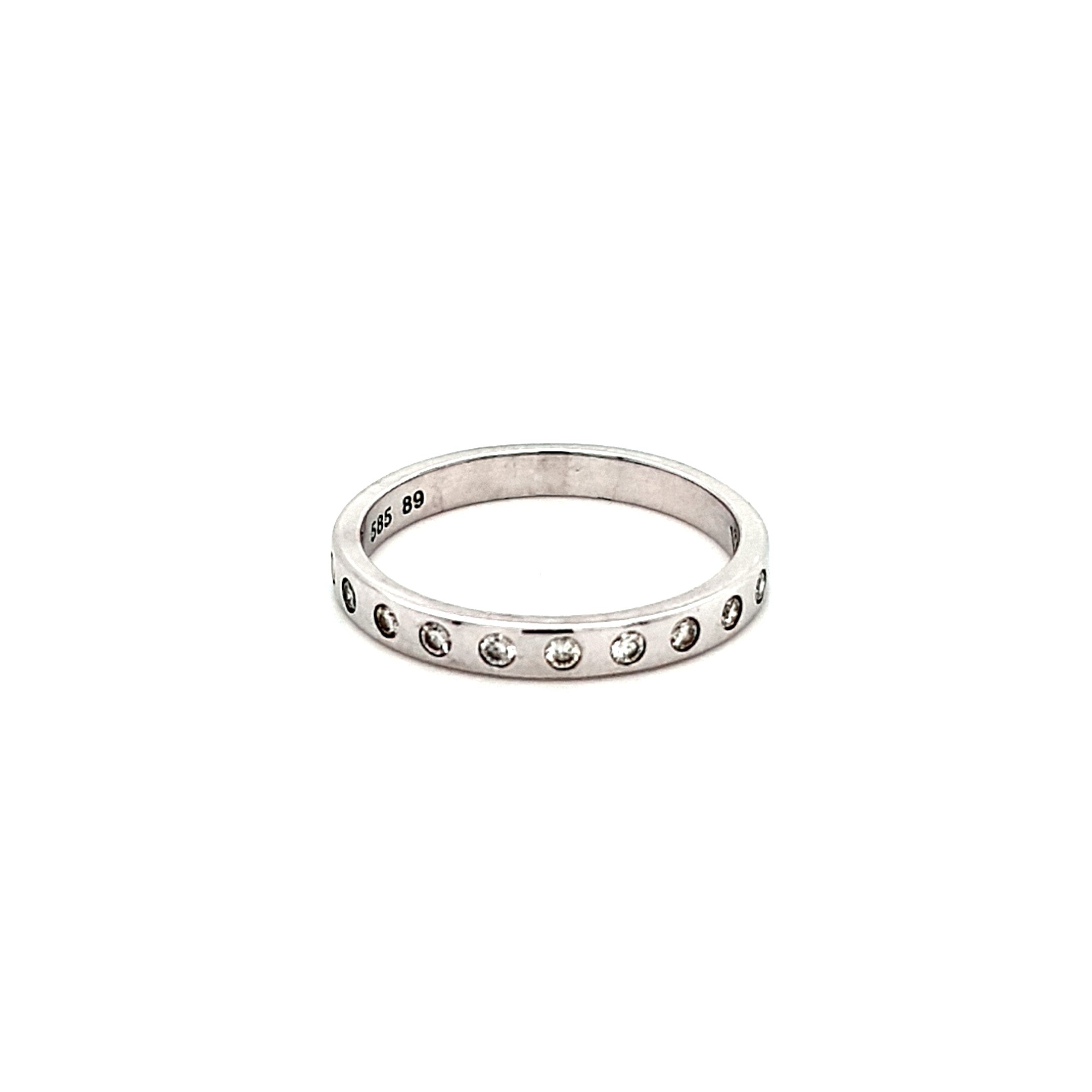 Vandenberg Ring Weiß Gold 585 14 kt Brillanten Zertifikat