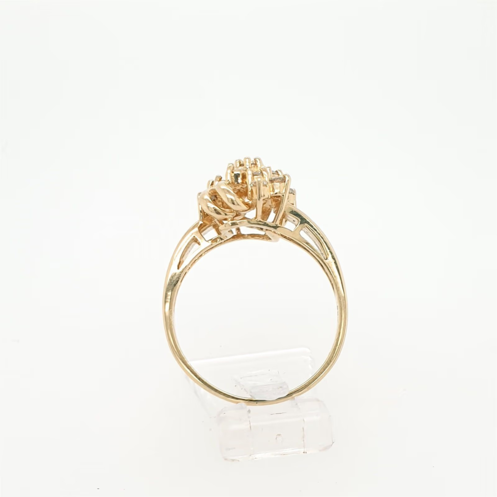 Romantischer Brillantring Gelbgold 585/14kt Gr.59