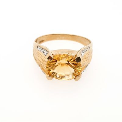 Gold Ring 585 14kt Gr.67