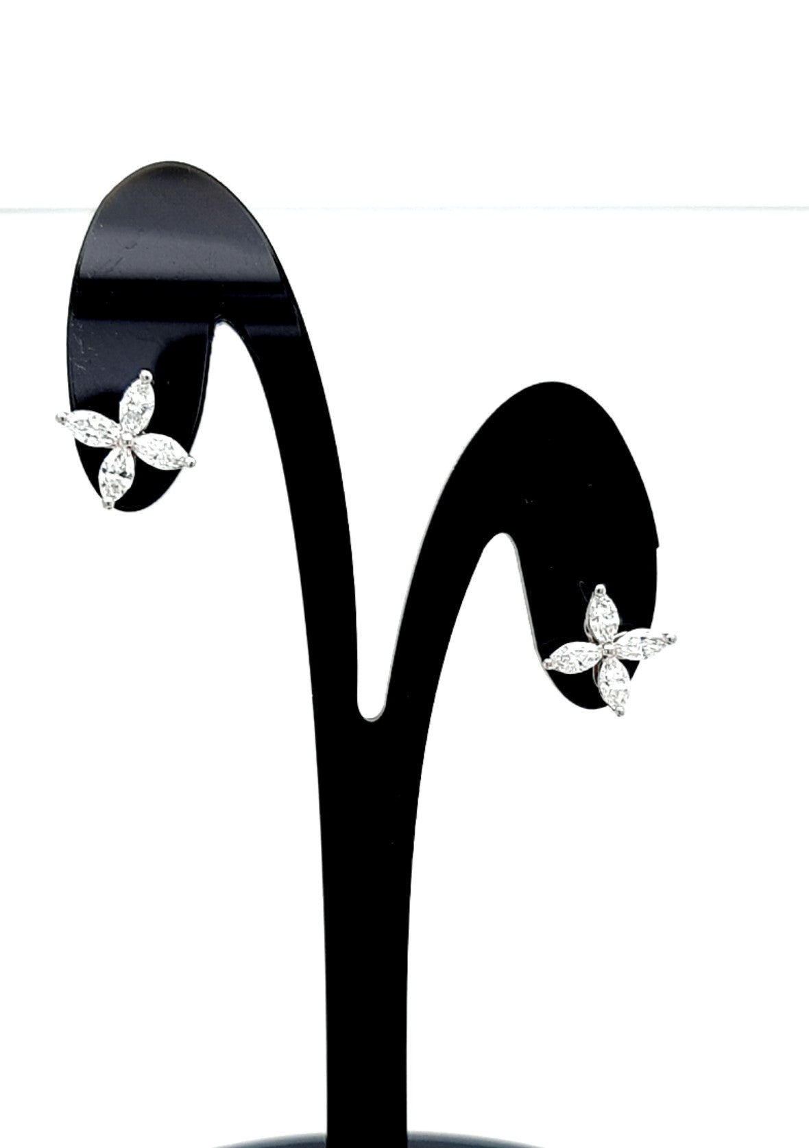 TIFFANY Victoria Ohrringe Large Platin 950 1,62 ct Schmuck Damen