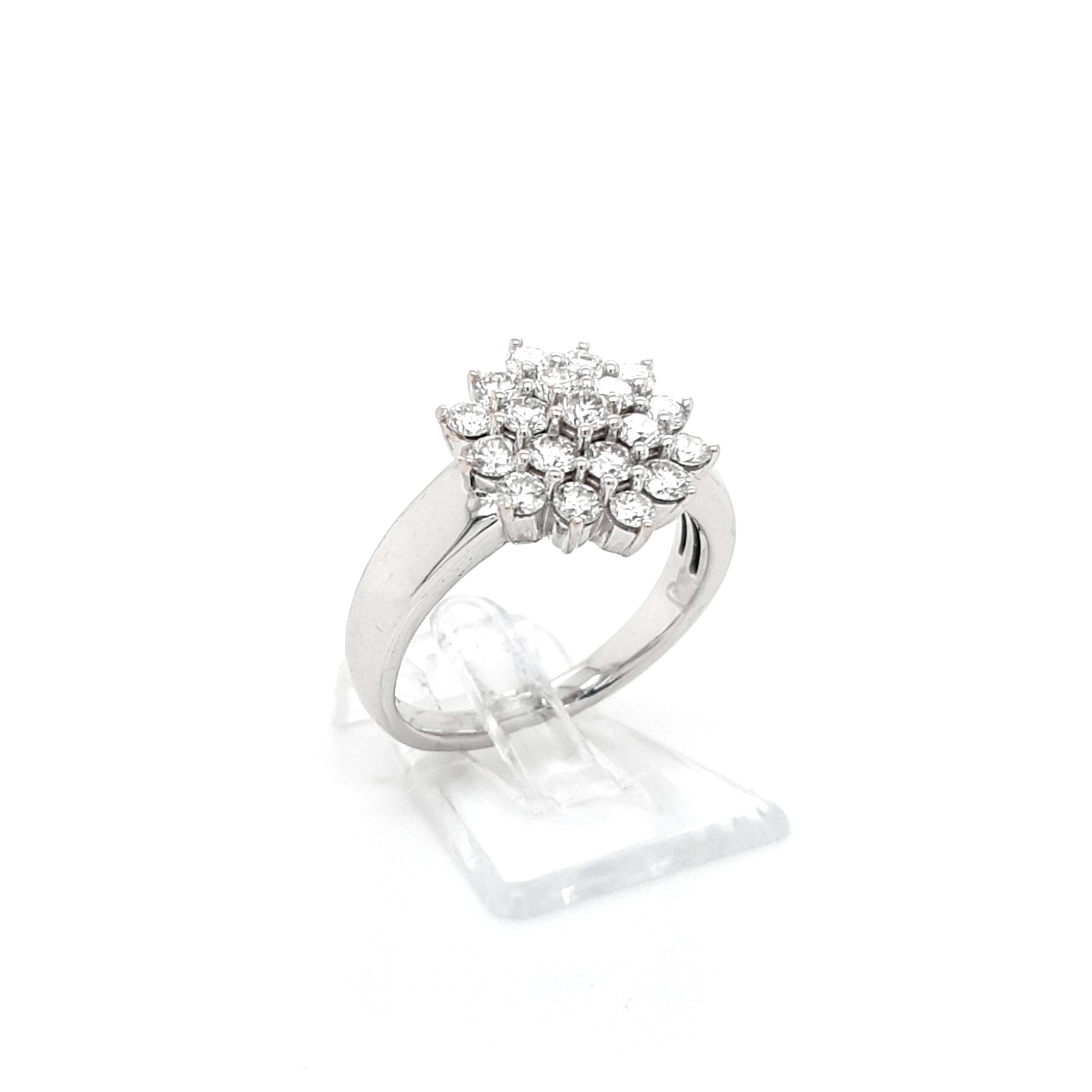 Ring Weißgold 585 14 kt Brillanten 0,95 ct Damen Schmuck Geschenk
