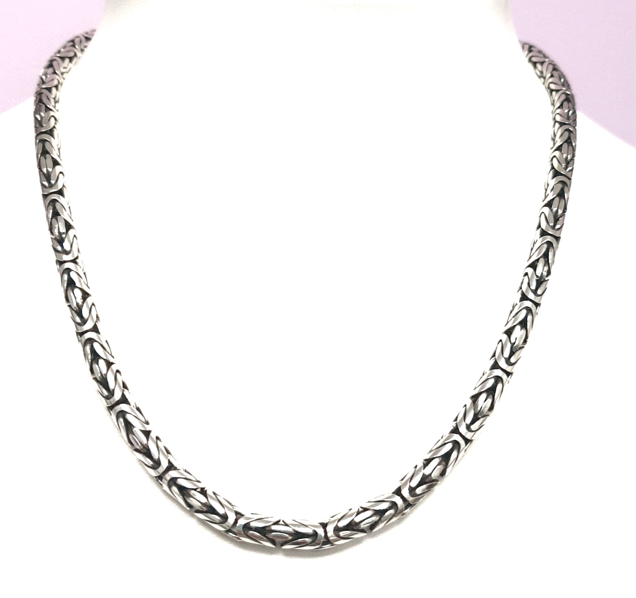 Königskette Silber 925 Rund Unisex Geschenk Schmuck