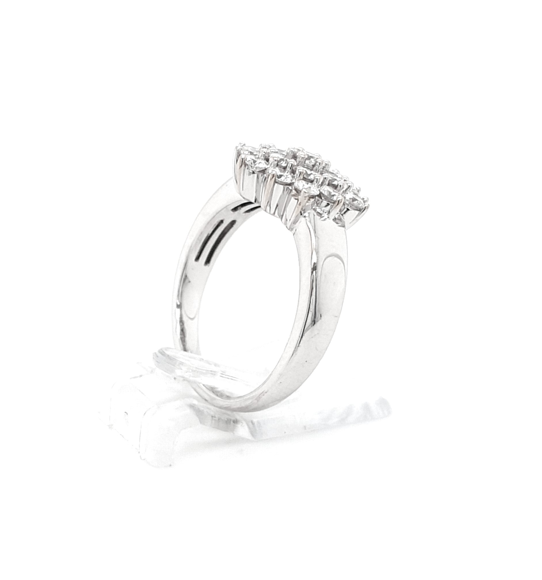Ring Weißgold 585 14 kt Brillanten 0,95 ct Damen Schmuck Geschenk