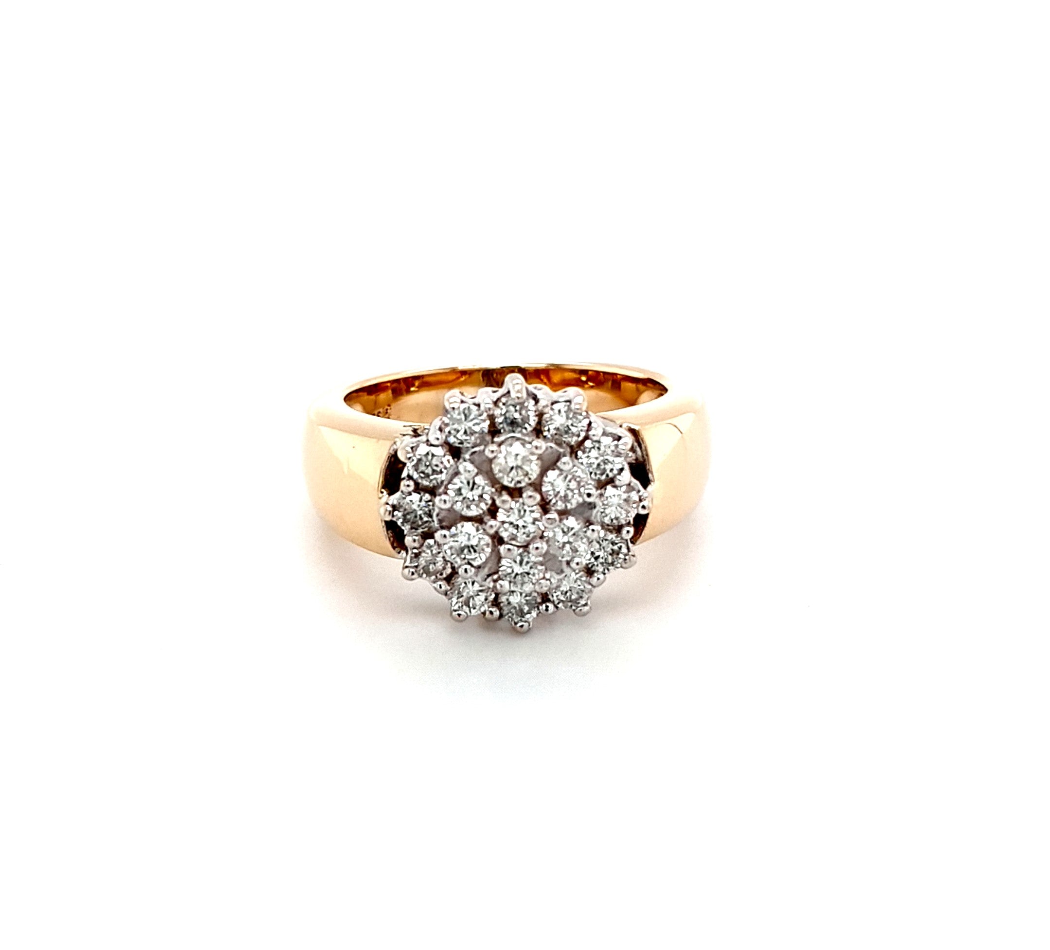 Ring Gold 19 Brillanten 585 14 kt Damen Geschenk