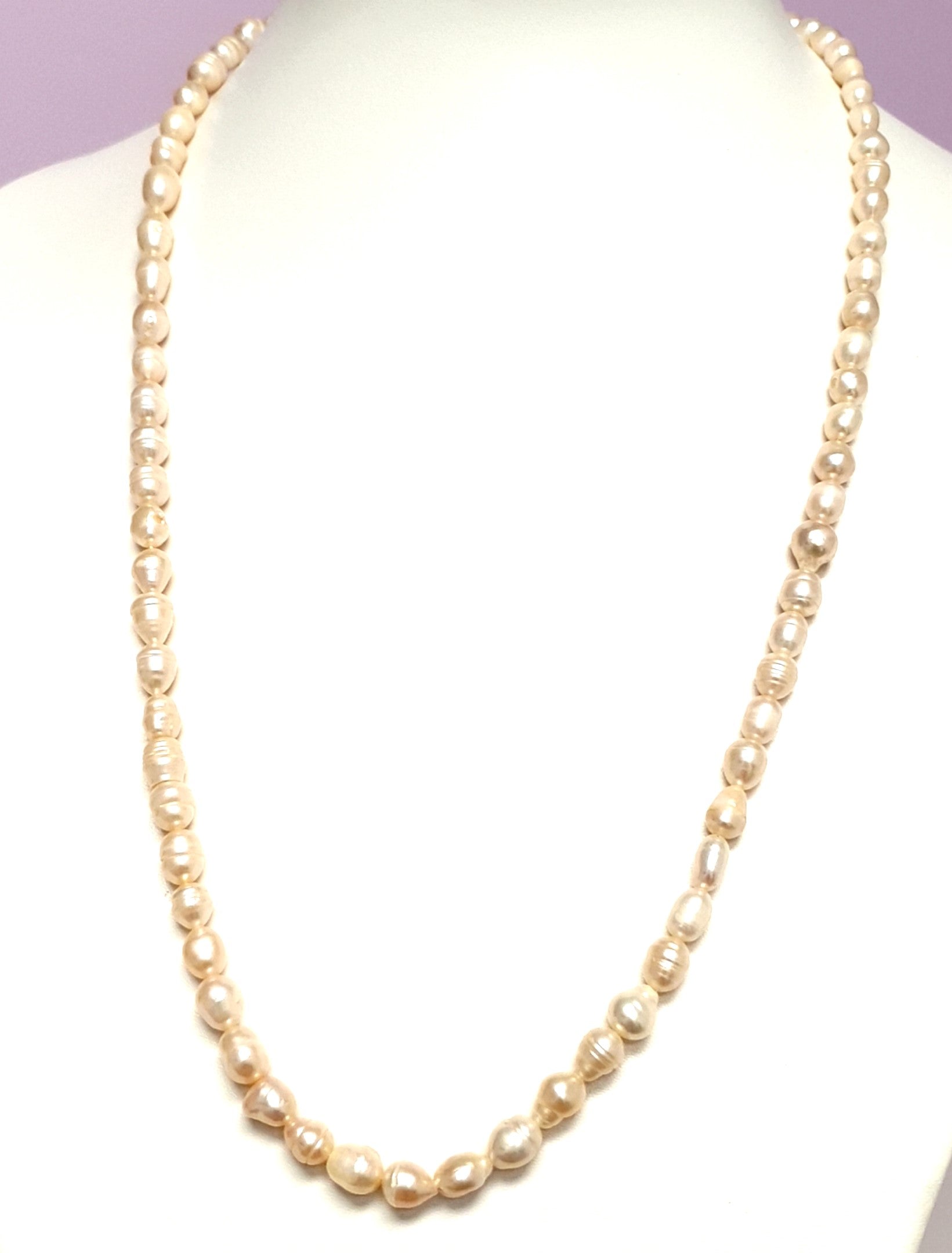 Perlen Kette Silber 925 Schmuck