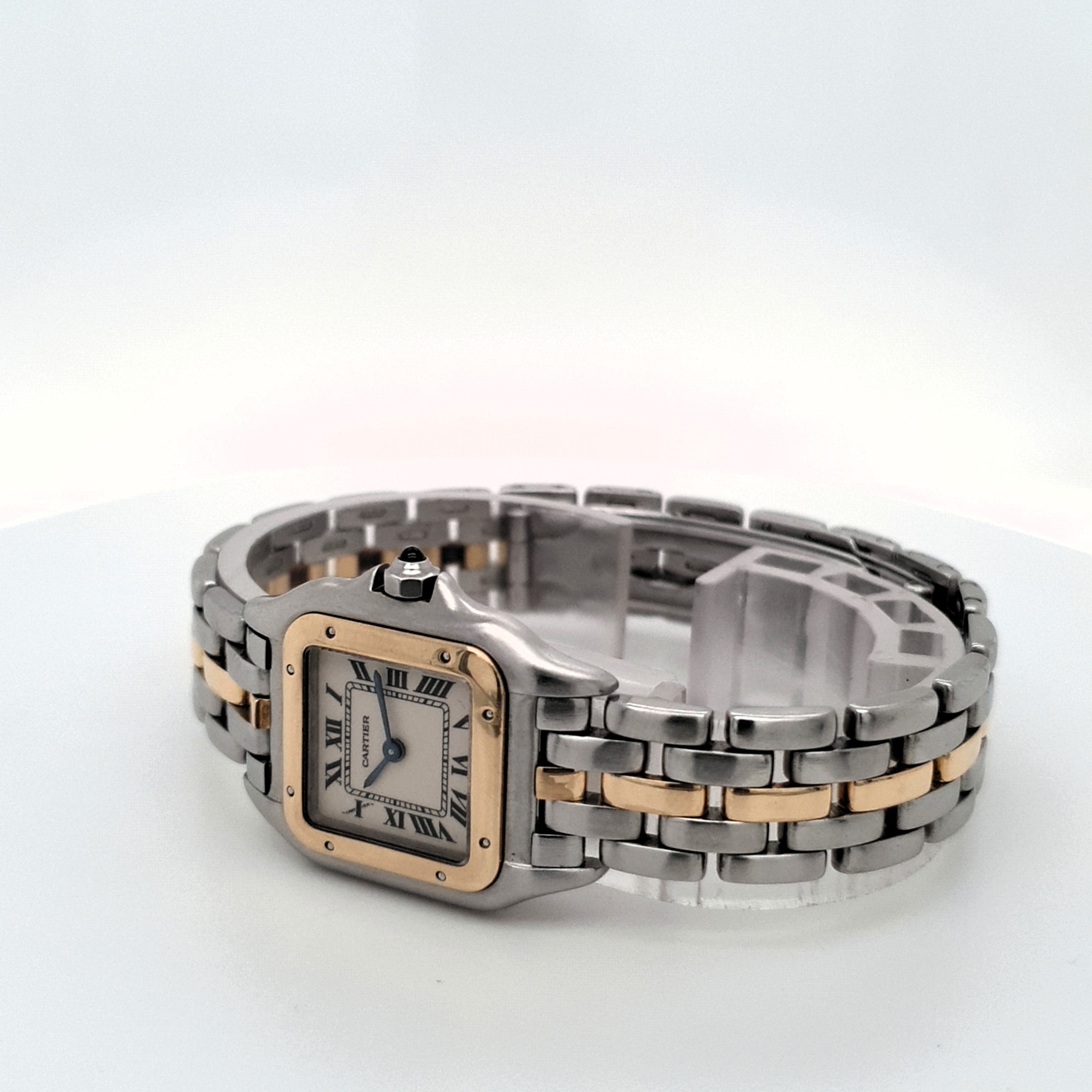Cartier Panthere 22 mm Stahl Gelb Gold 750 Damen Ref. 166921
