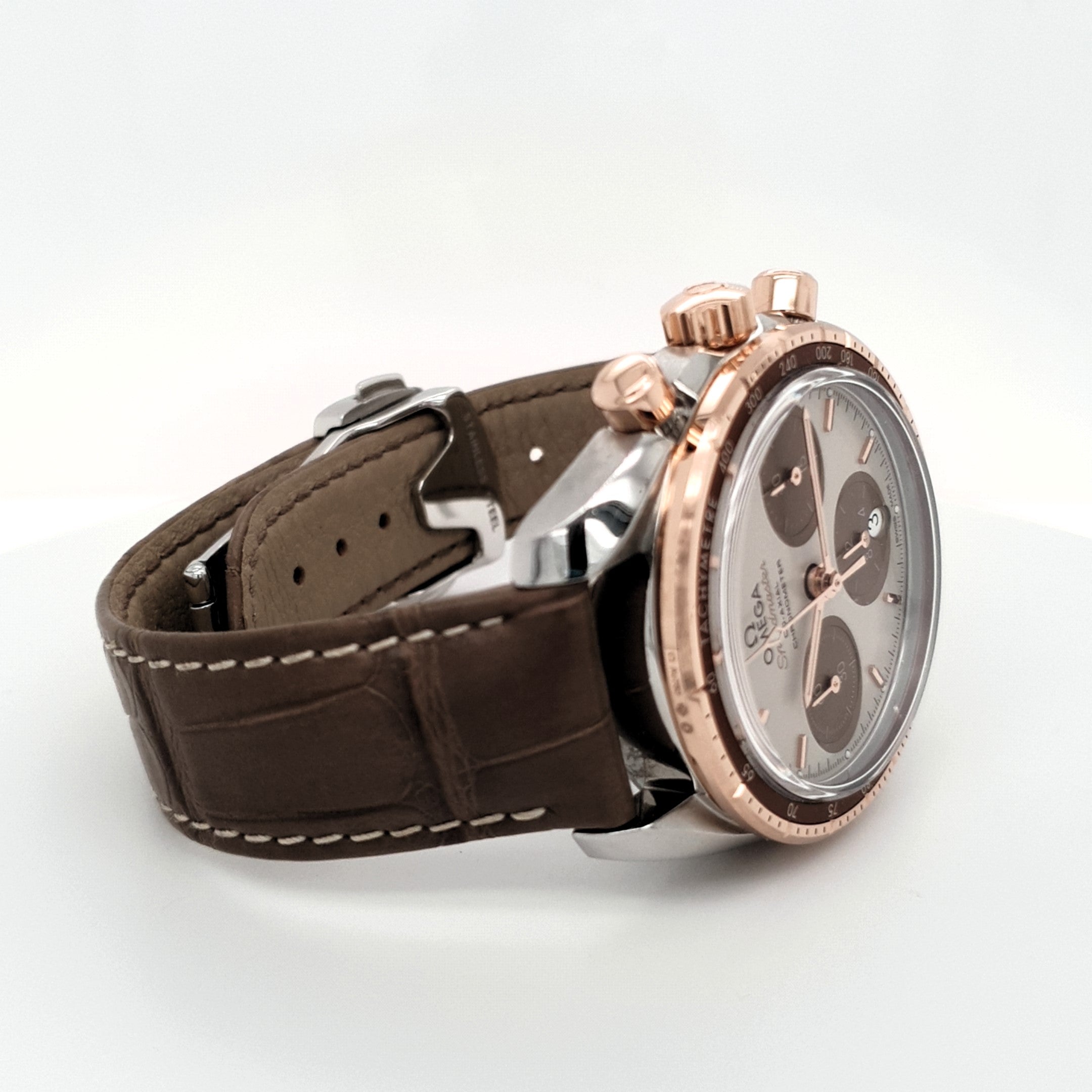 Omega Speedmaster Stahl/ Rosegold 750 Unisex 38 mm