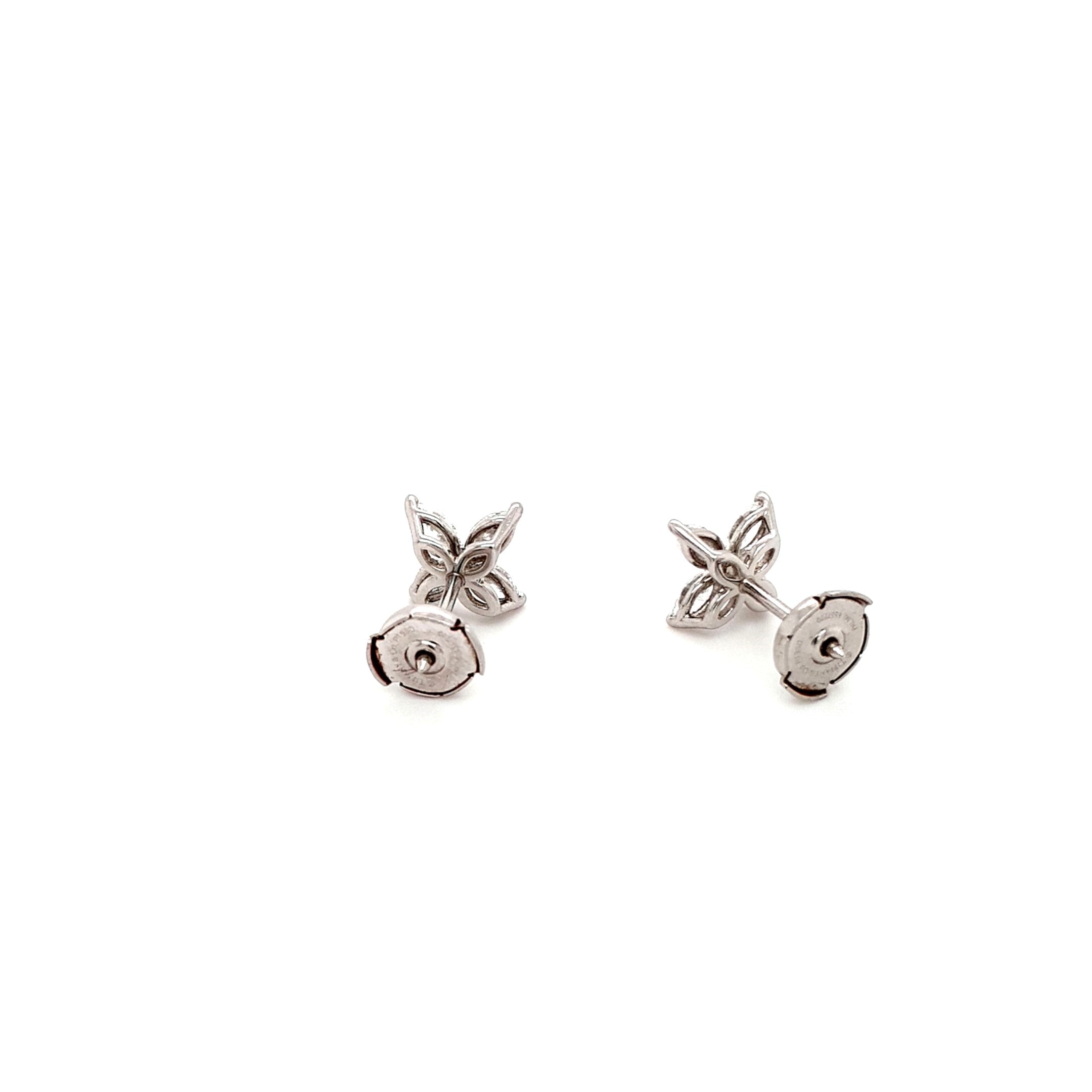 TIFFANY Victoria Ohrringe Large Platin 950 1,62 ct Schmuck Damen