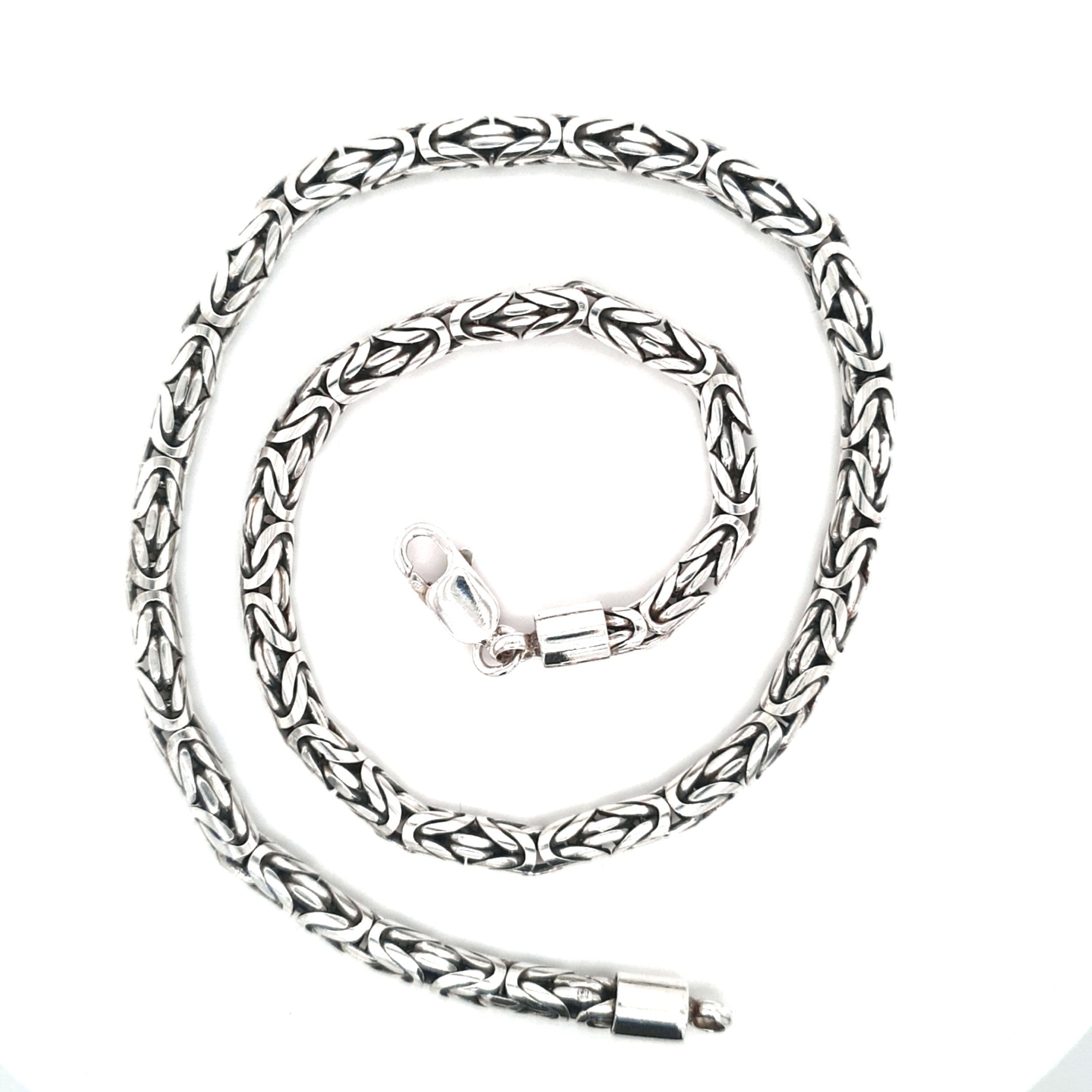 Königskette Silber 925 Rund Unisex Geschenk Schmuck