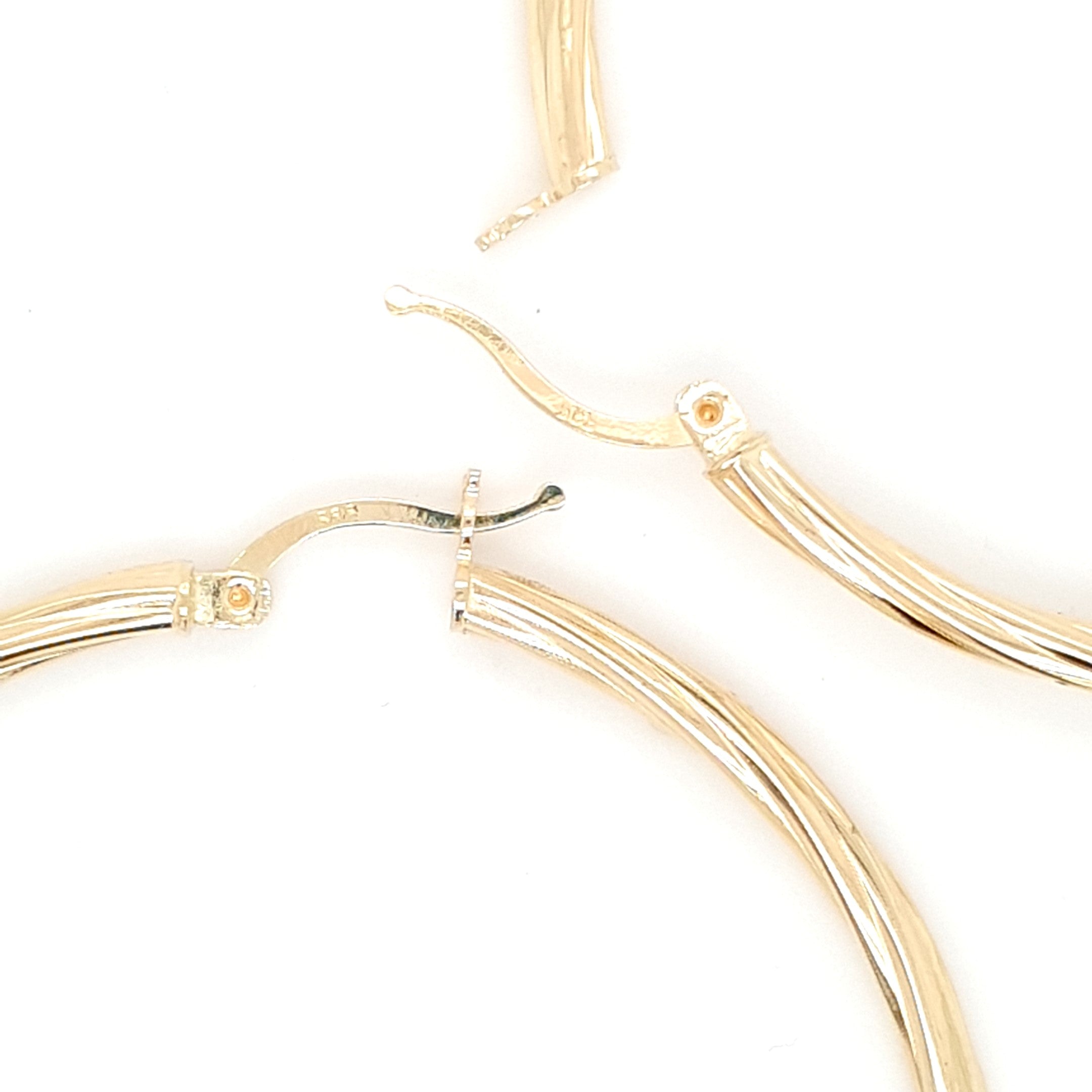 Ohrringe Creolen Gold 585 14 kt Damen
