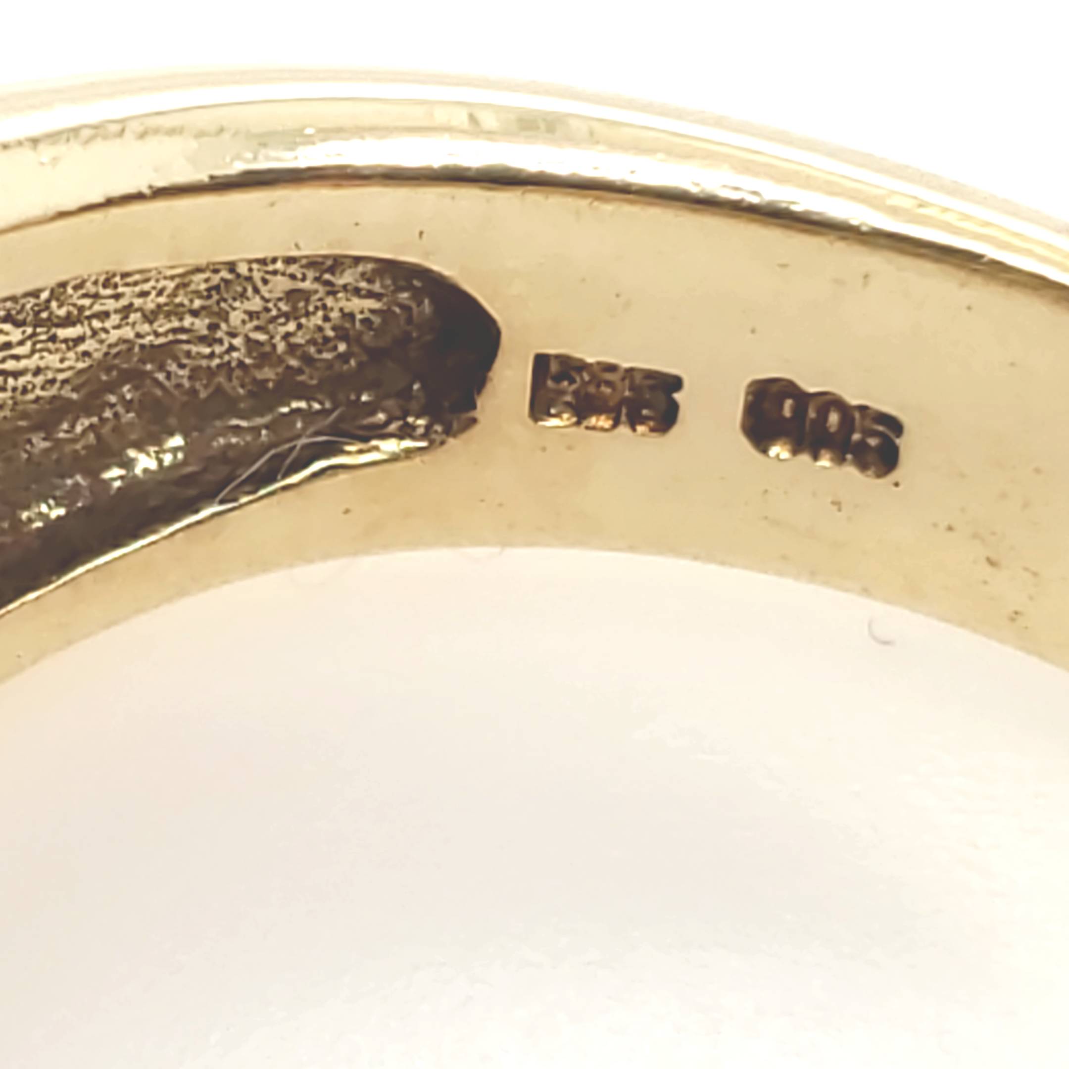 Damen Ring Gelb Gold 585 Brillanten