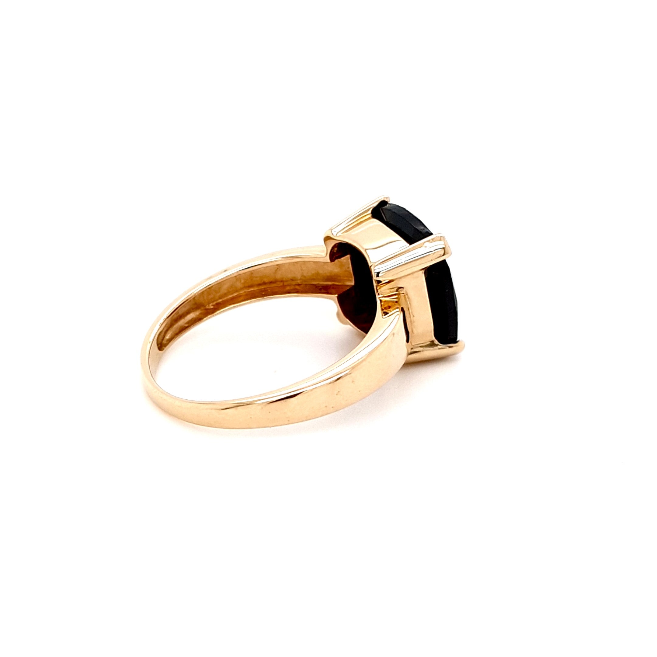 Ring Gold 585 14 kt Schmuckstein Rot