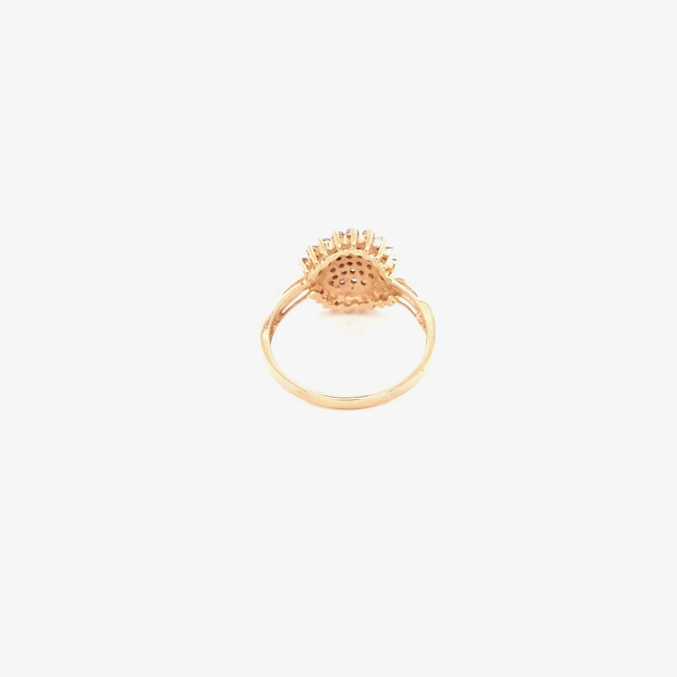 Damen Ring 585 14 kt. Gelbgold *67* 41 Brillanten ca. 1,34 ct Schmuck