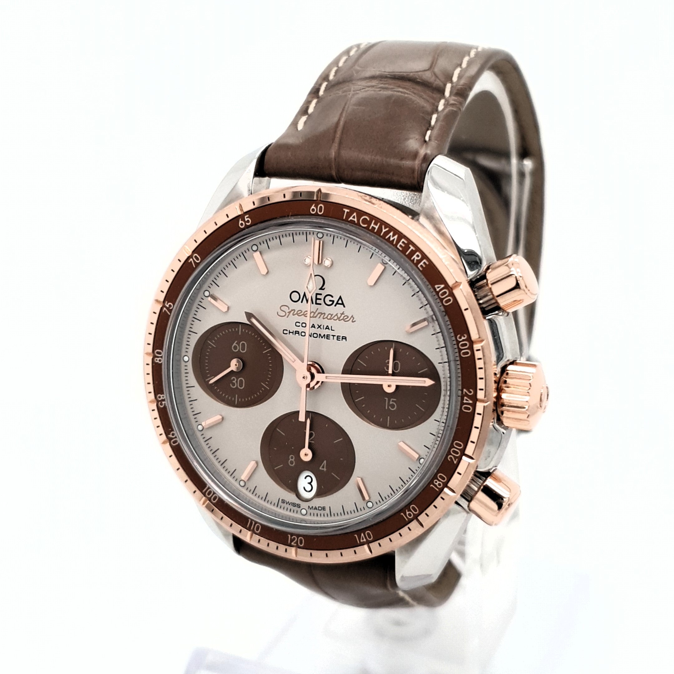 Omega Speedmaster Stahl/ Rosegold 750 Unisex 38 mm
