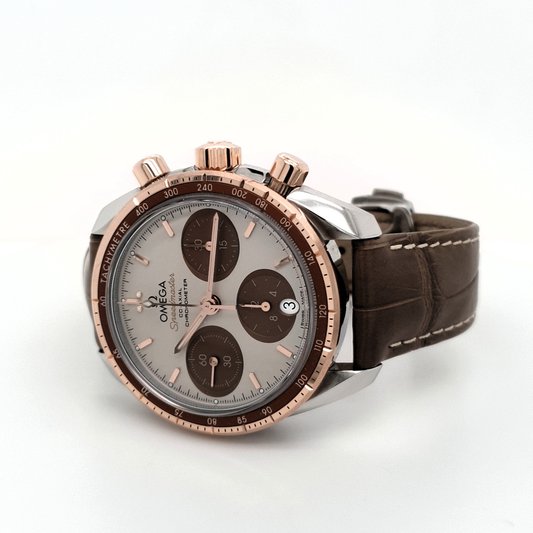 Omega Speedmaster Stahl/ Rosegold 750 Unisex 38 mm