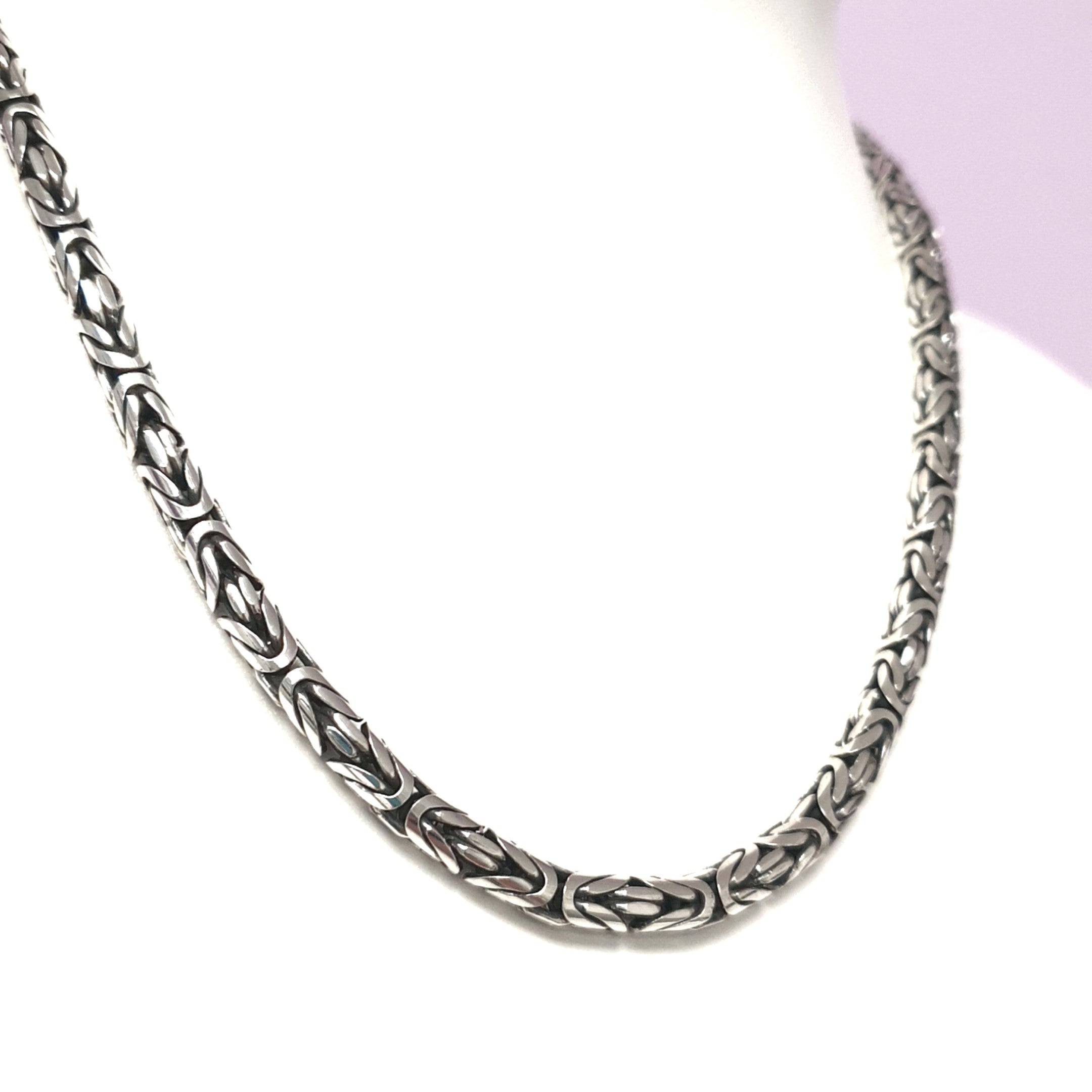 Königskette Silber 925 Rund Unisex Geschenk Schmuck