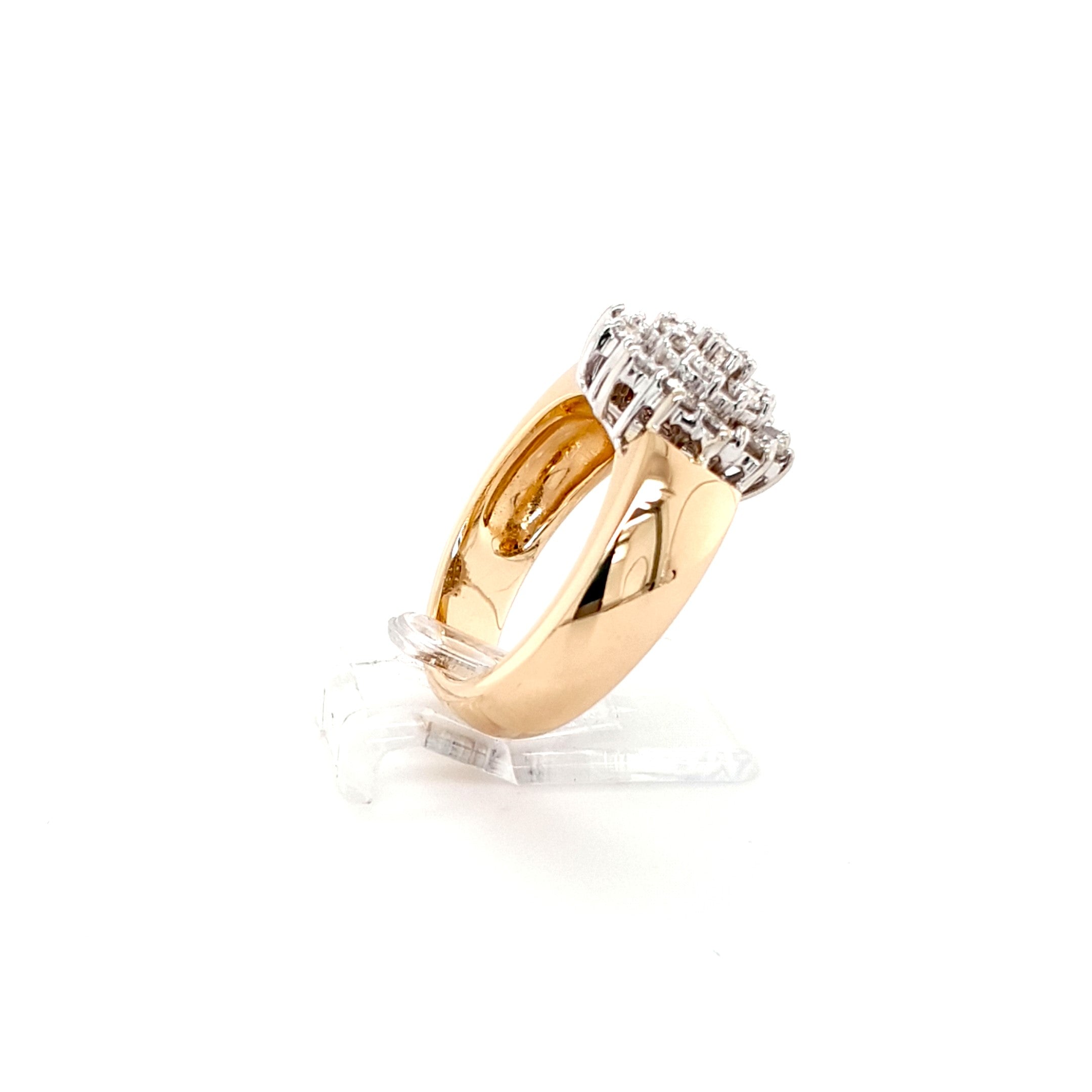 Ring Gold 19 Brillanten 585 14 kt Damen Geschenk
