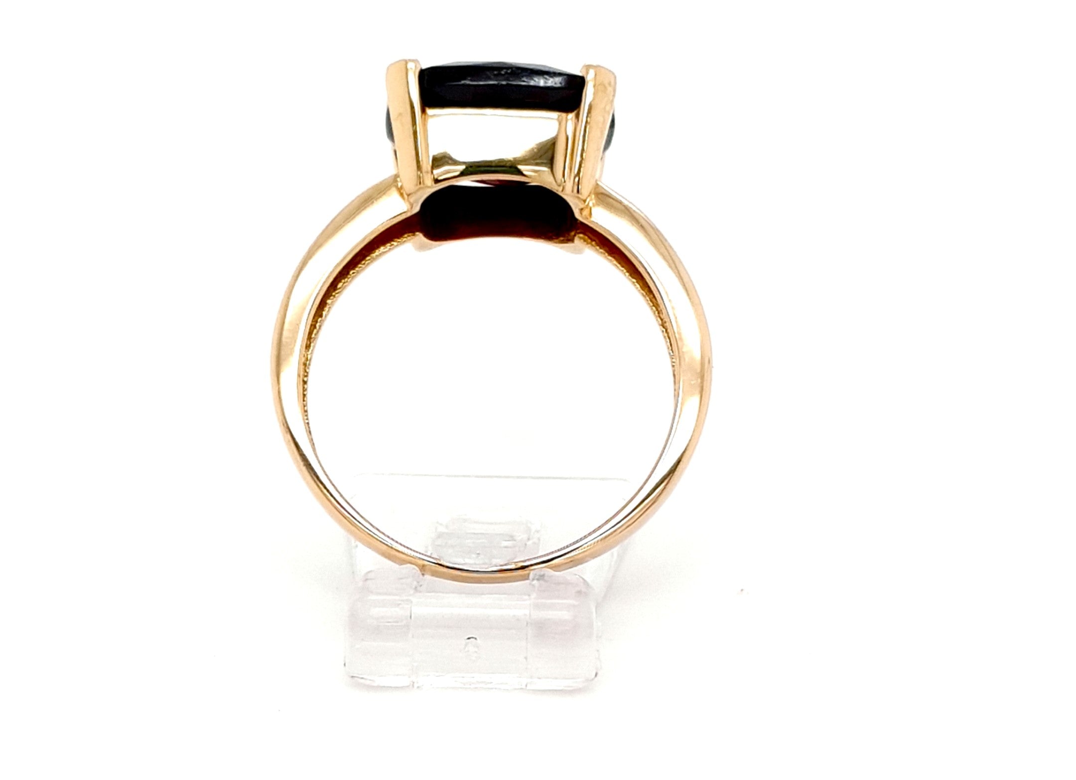Ring Gold 585 14 kt Schmuckstein Rot