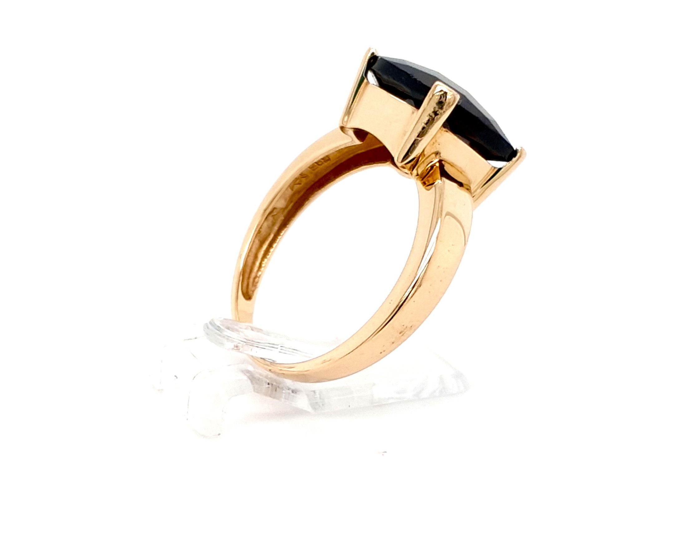 Ring Gold 585 14 kt Schmuckstein Rot