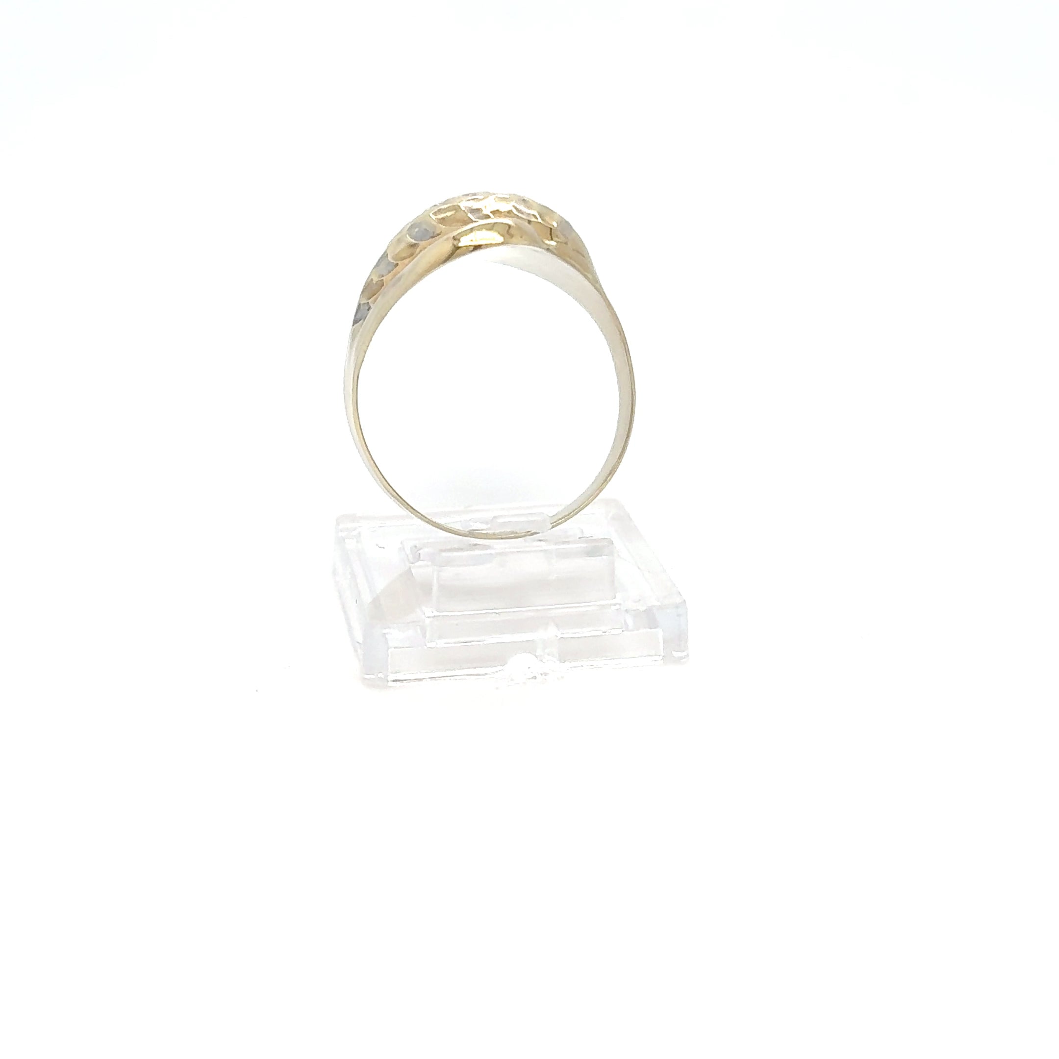 Ring Gelb-/Weißgold 585/14kt