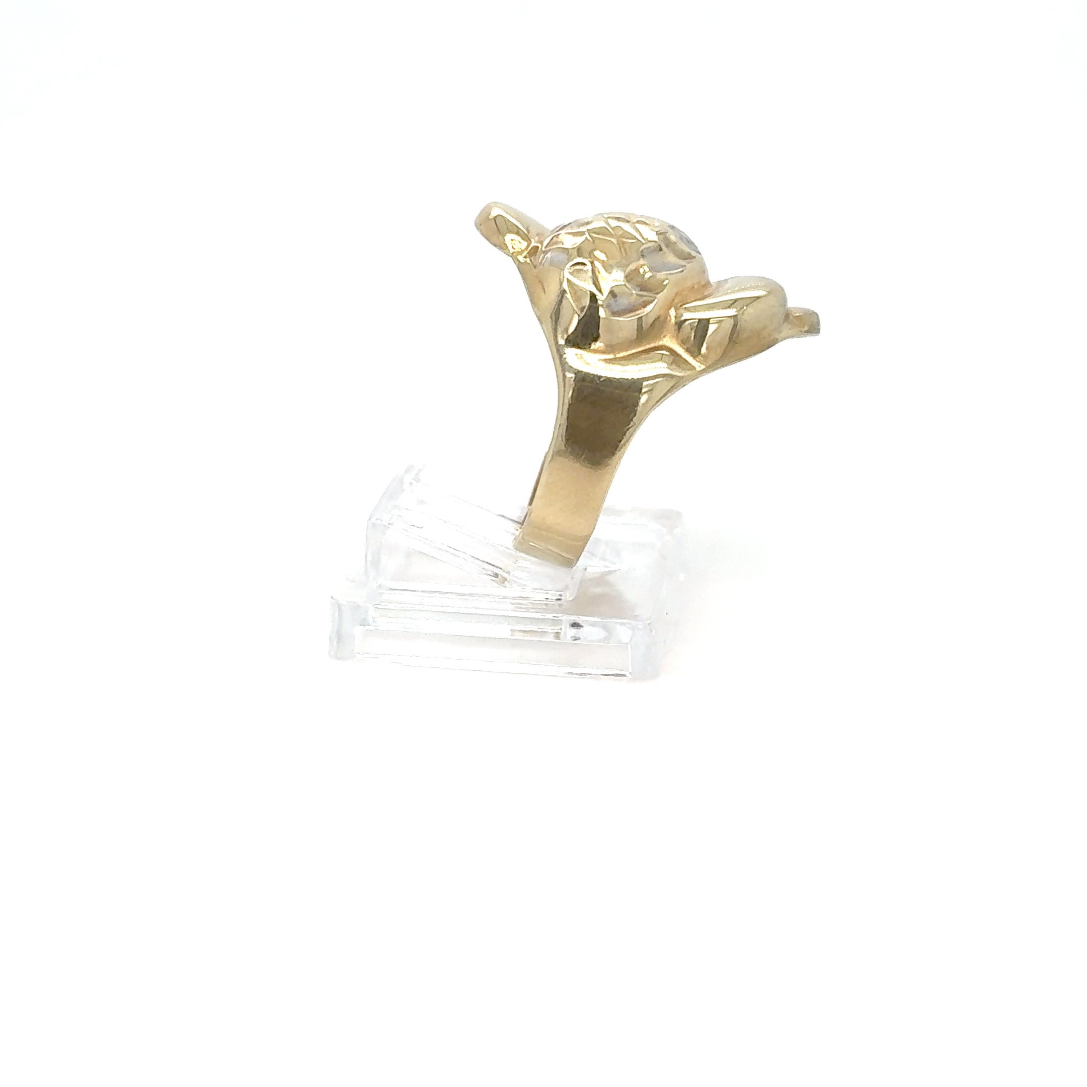 Ring Gelb-/Weißgold 585/14kt