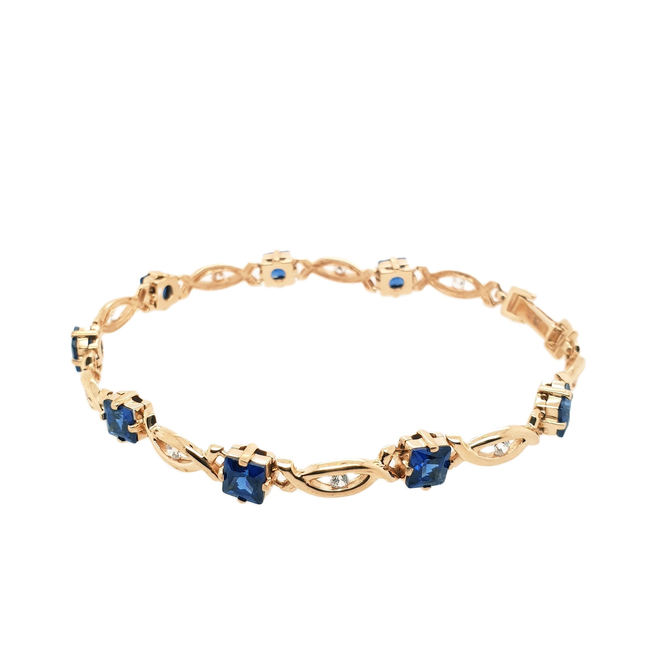 Gold Armband 585 14kt 19cm Roségold