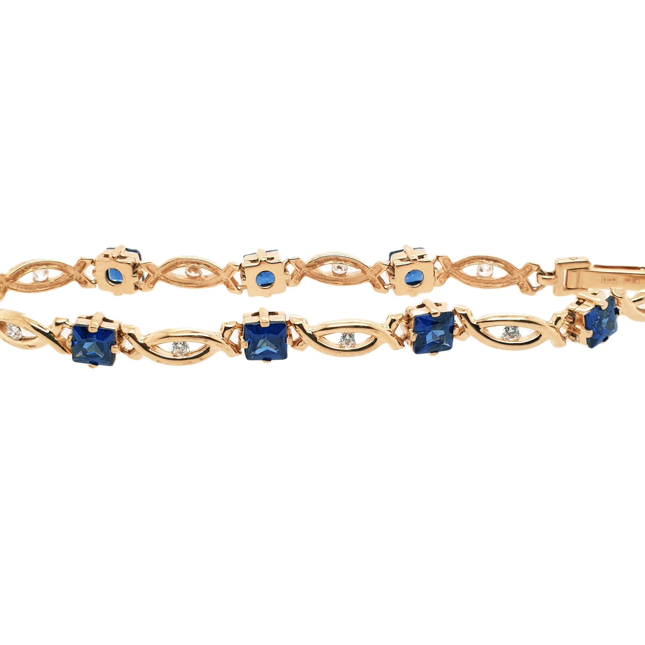 Gold Armband 585 14kt 19cm Roségold