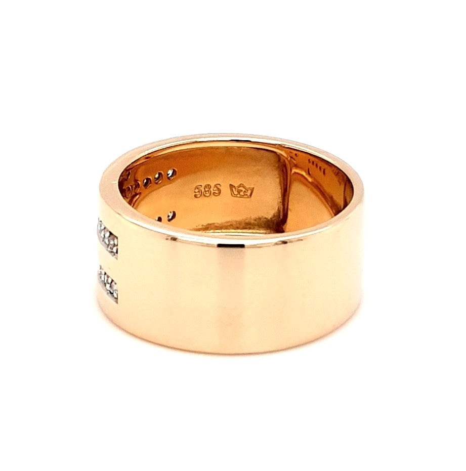 Ring Gold 585 14 kt Brillanten Damen
