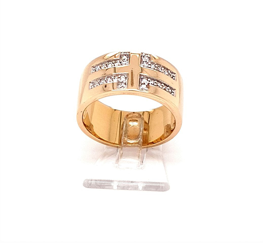 Ring Gold 585 14 kt Brillanten Damen