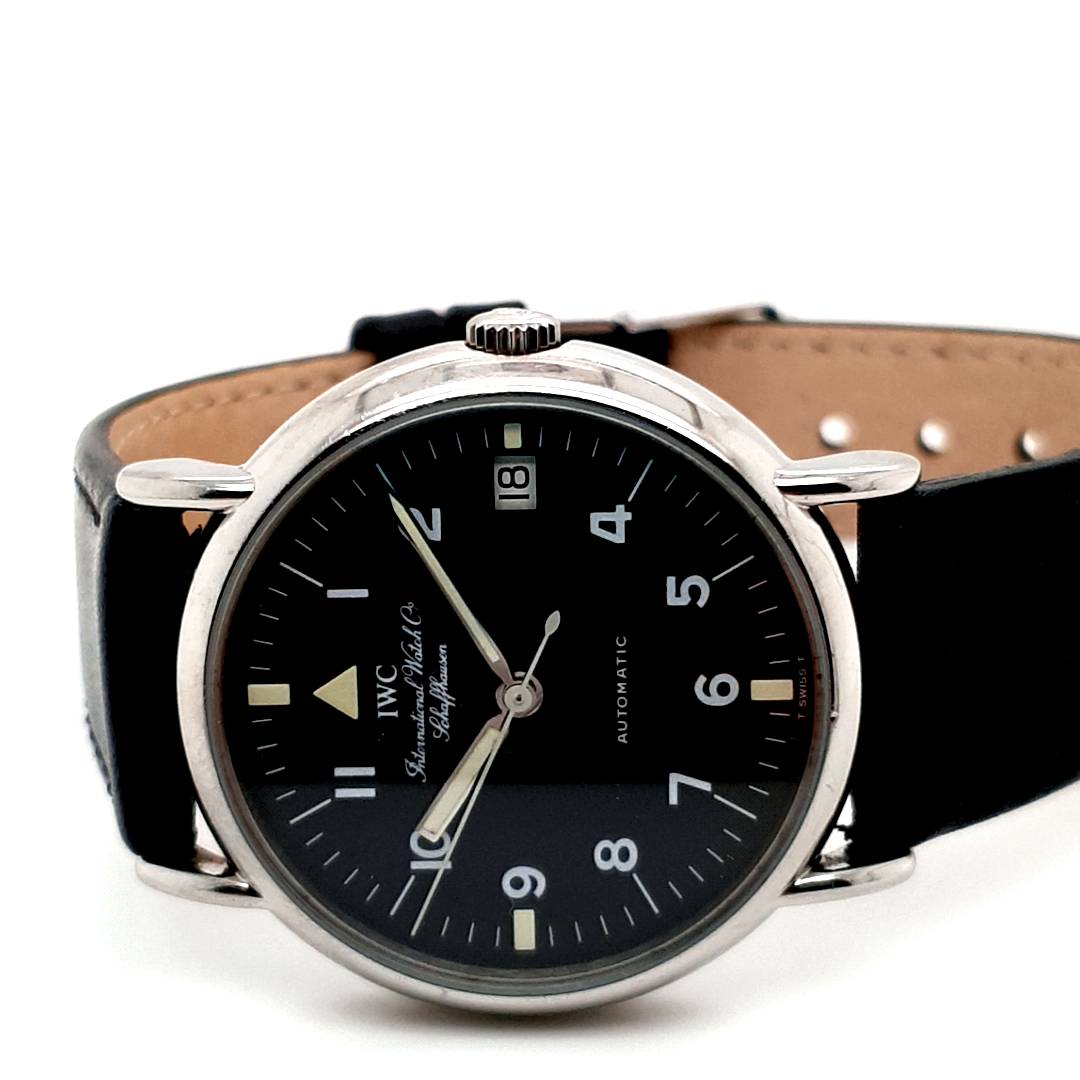 IWC Portofino Ref.: 3513 Edelstahl/ Leder Unisex 34 mm  Uhren